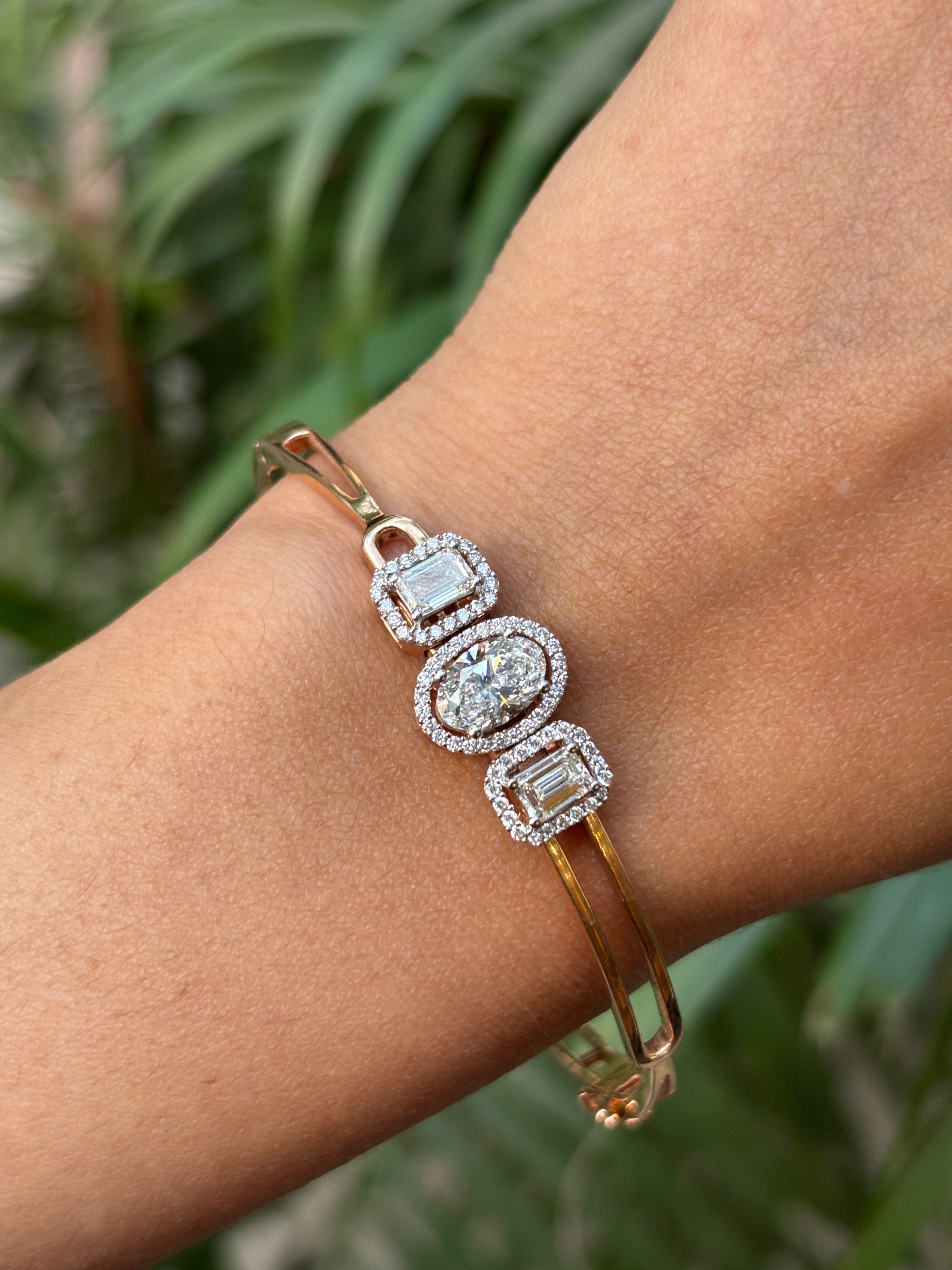 Golden Mirage Lab Diamond Bracelet