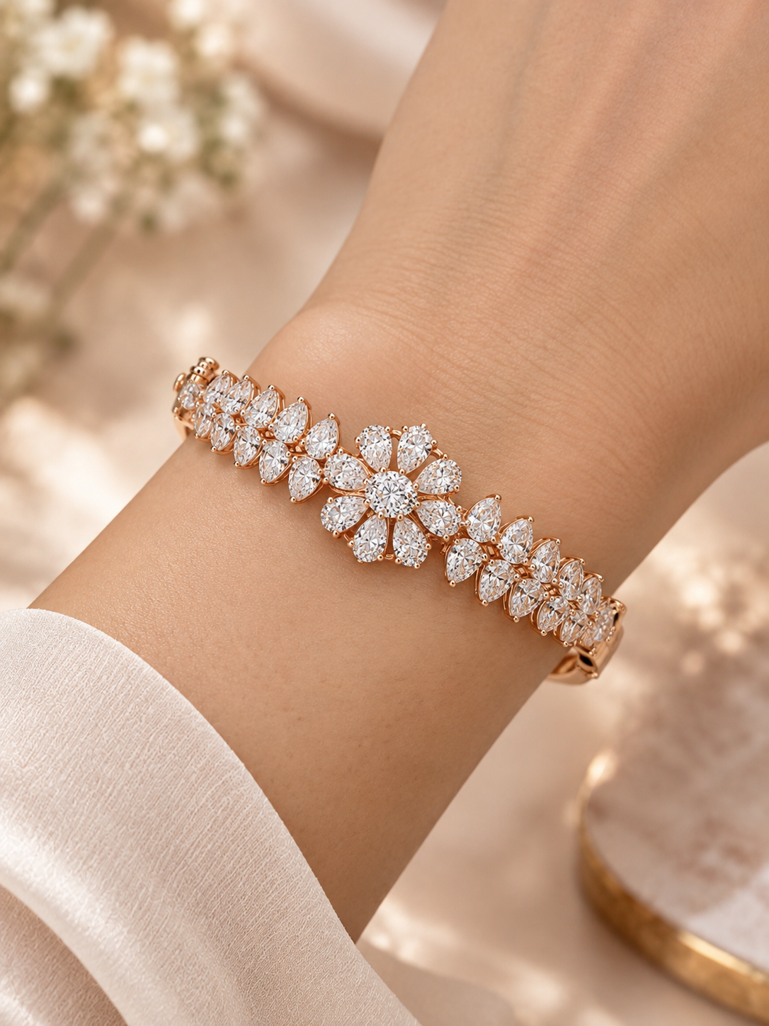 Nelvrane Thyss Lab Grown Diamond Bracelet