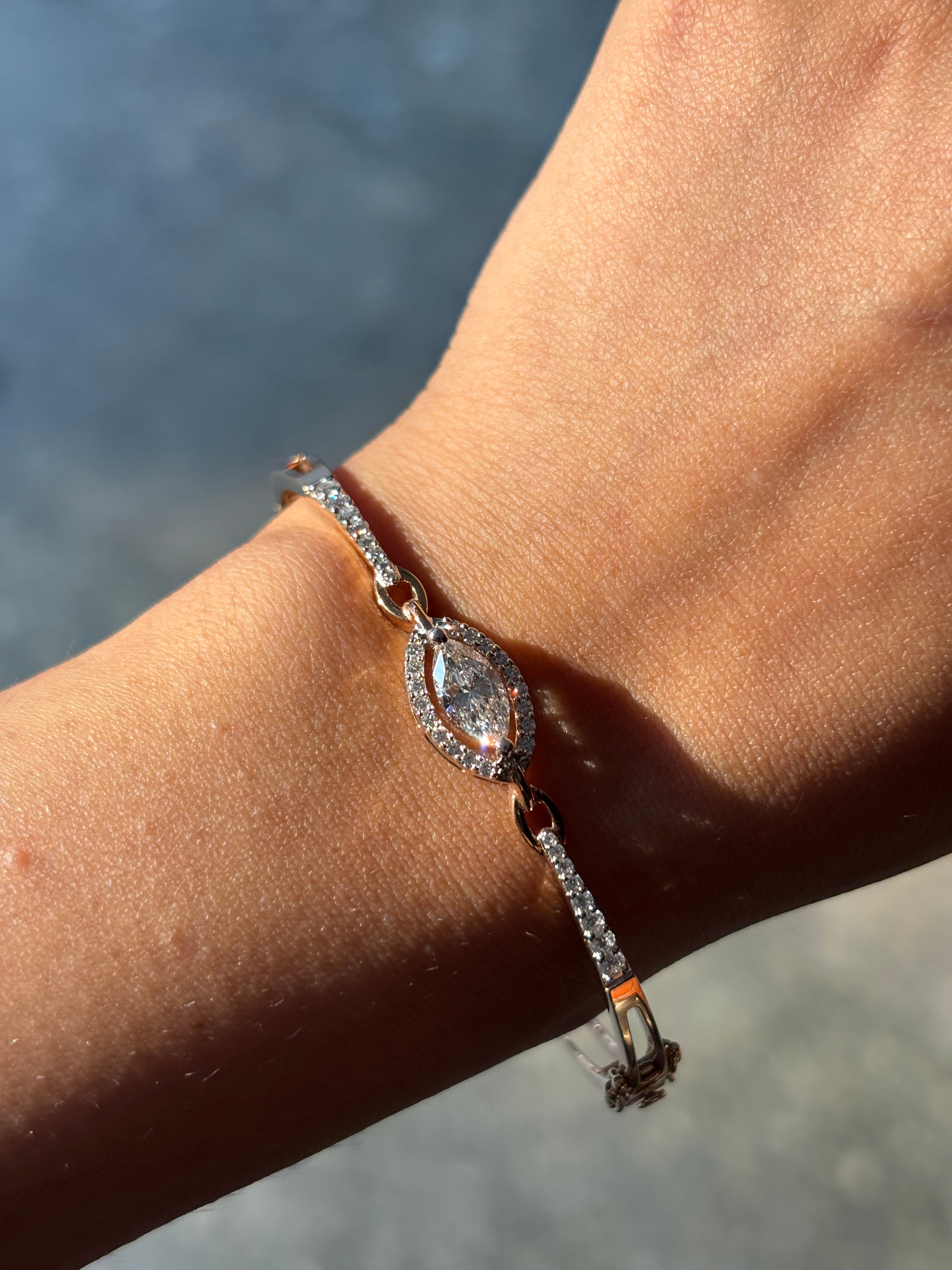 Tranquil Spark Lab Diamond Bracelet