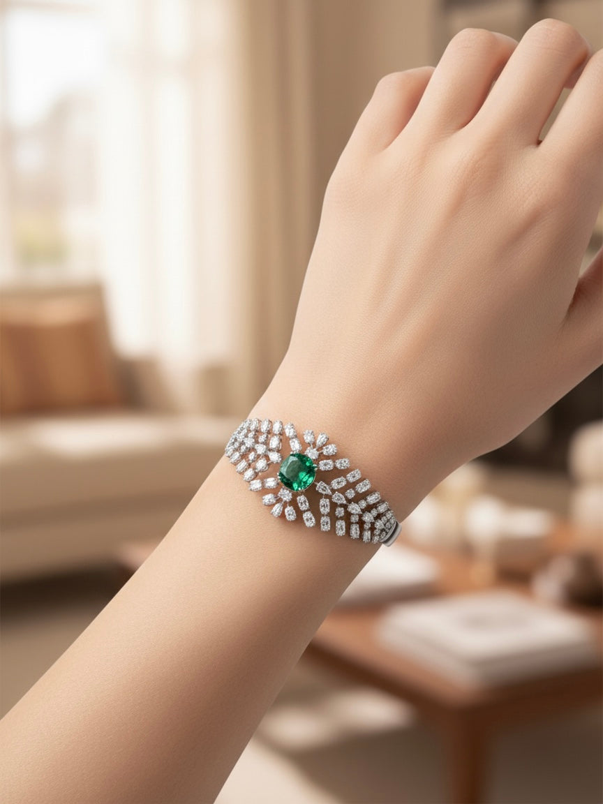 Qyphor Wave Lab Diamond Bracelet
