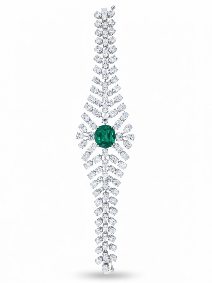 Qyphor Wave Lab Diamond Bracelet