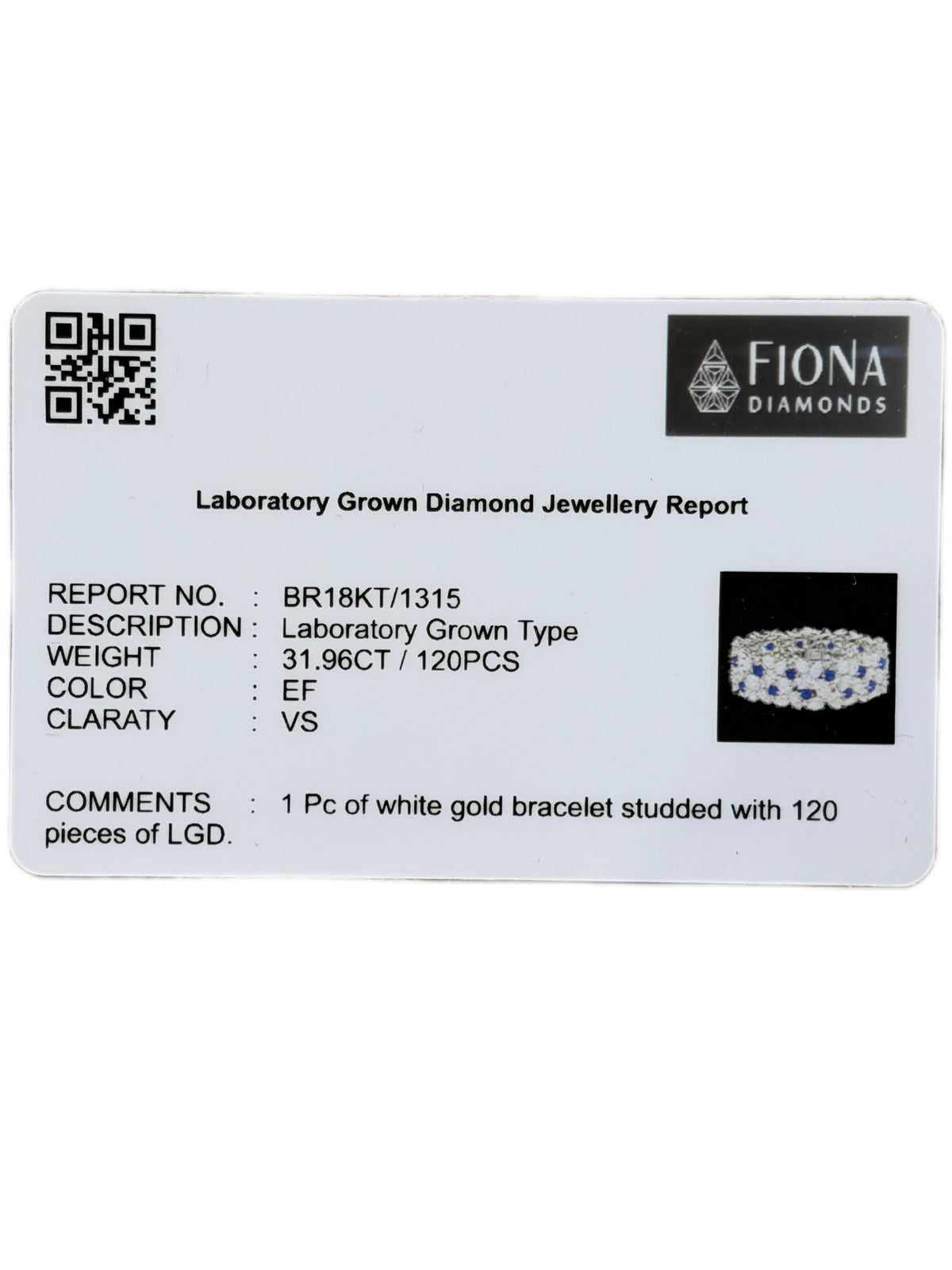 Leia Spark Lab Diamond Bracelet
