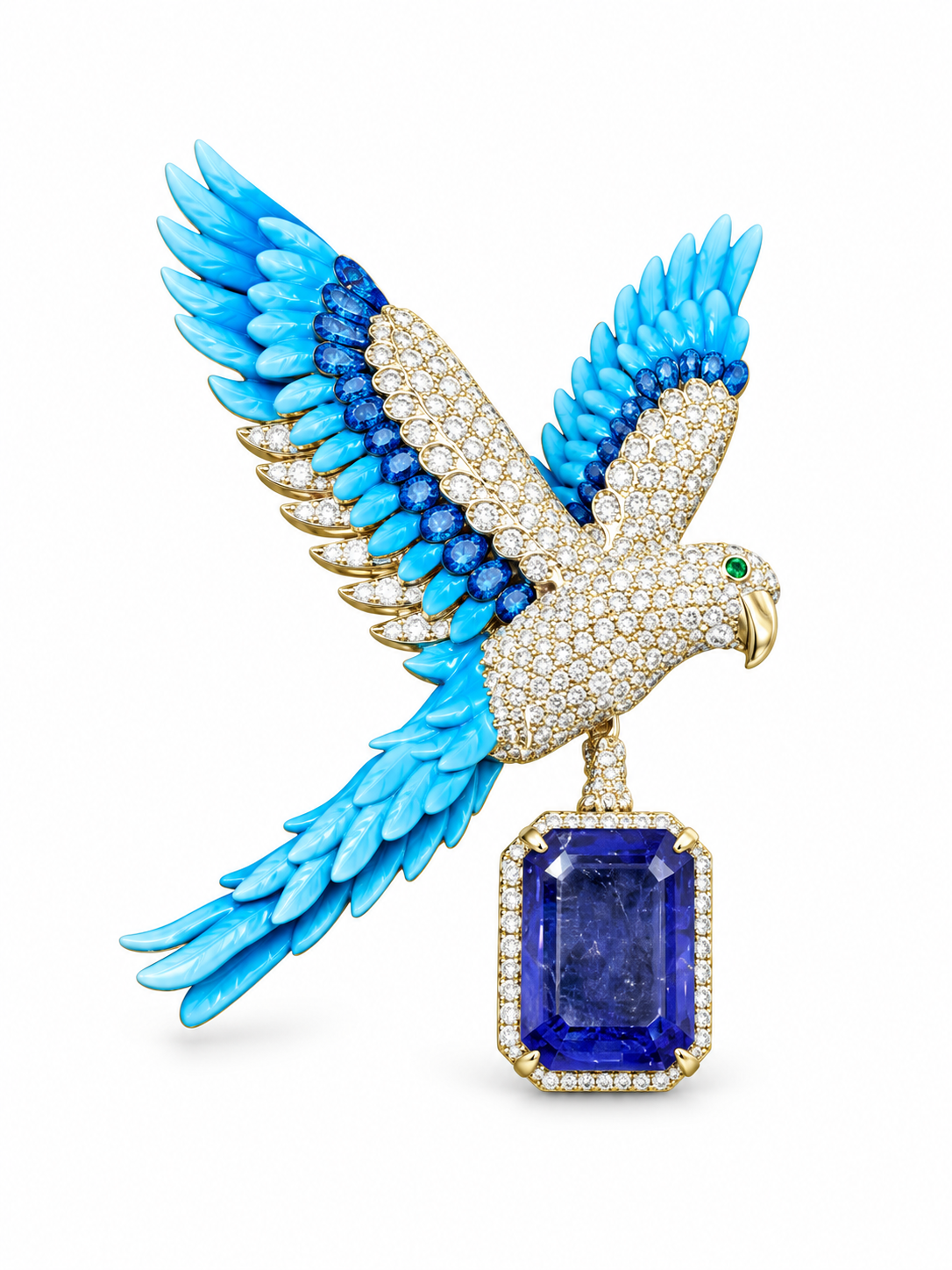 Tabitha Destiny Lab Diamond Brooch