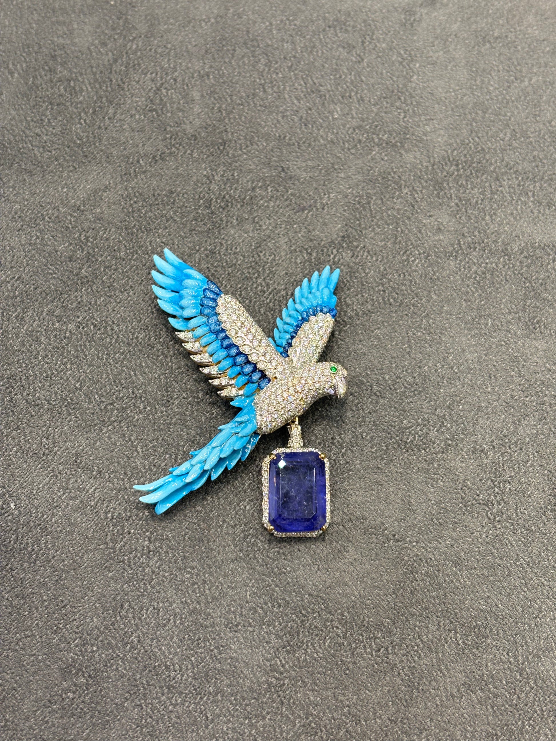 Tabitha Destiny Lab Diamond Brooch