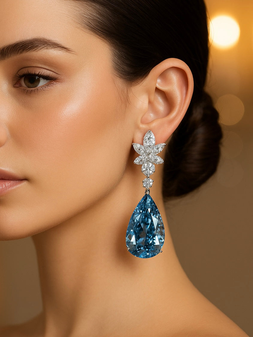 Illume Crown Lab Diamond Earrings