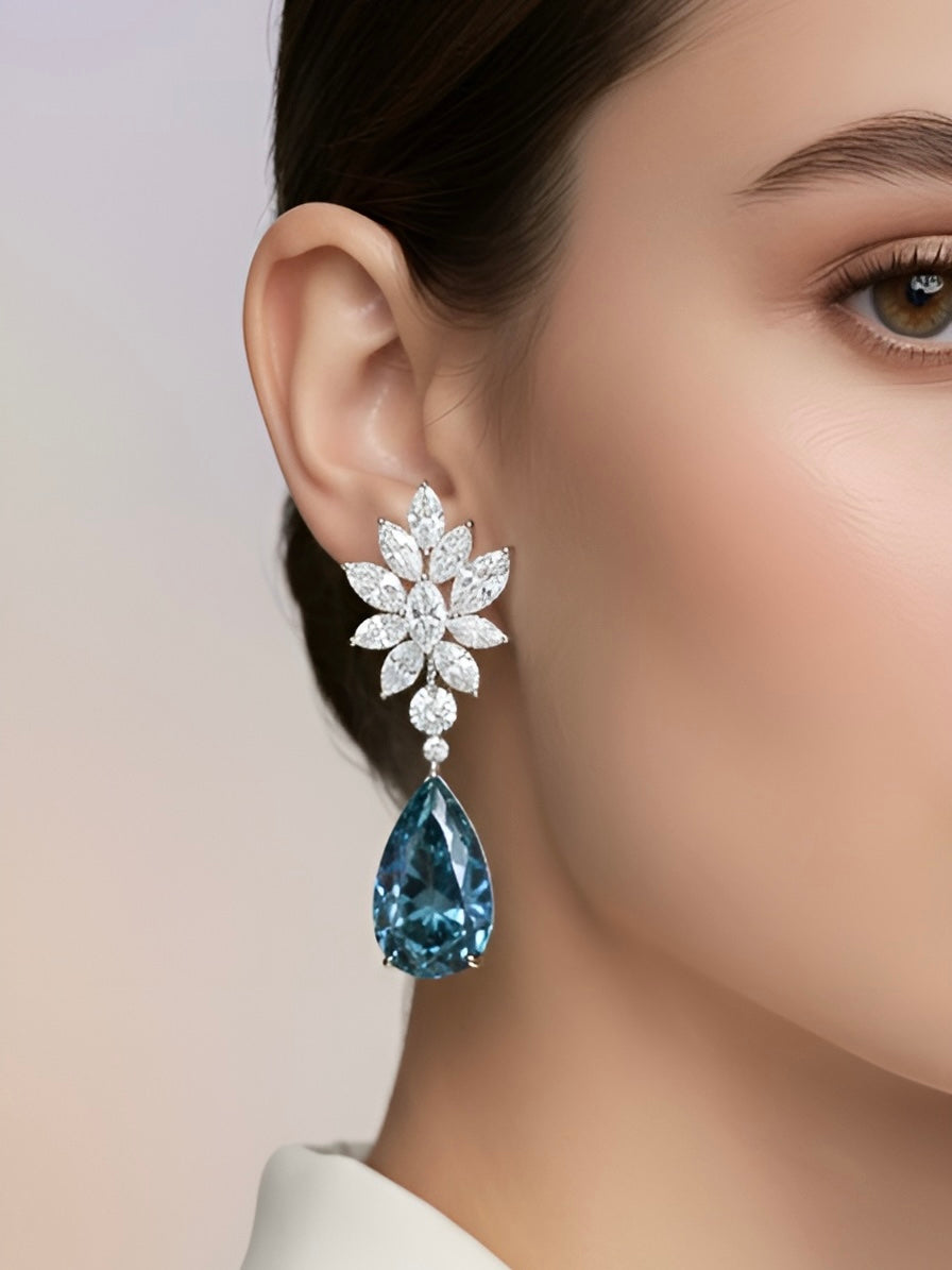 Dazzle Realm Lab Diamond Earrings