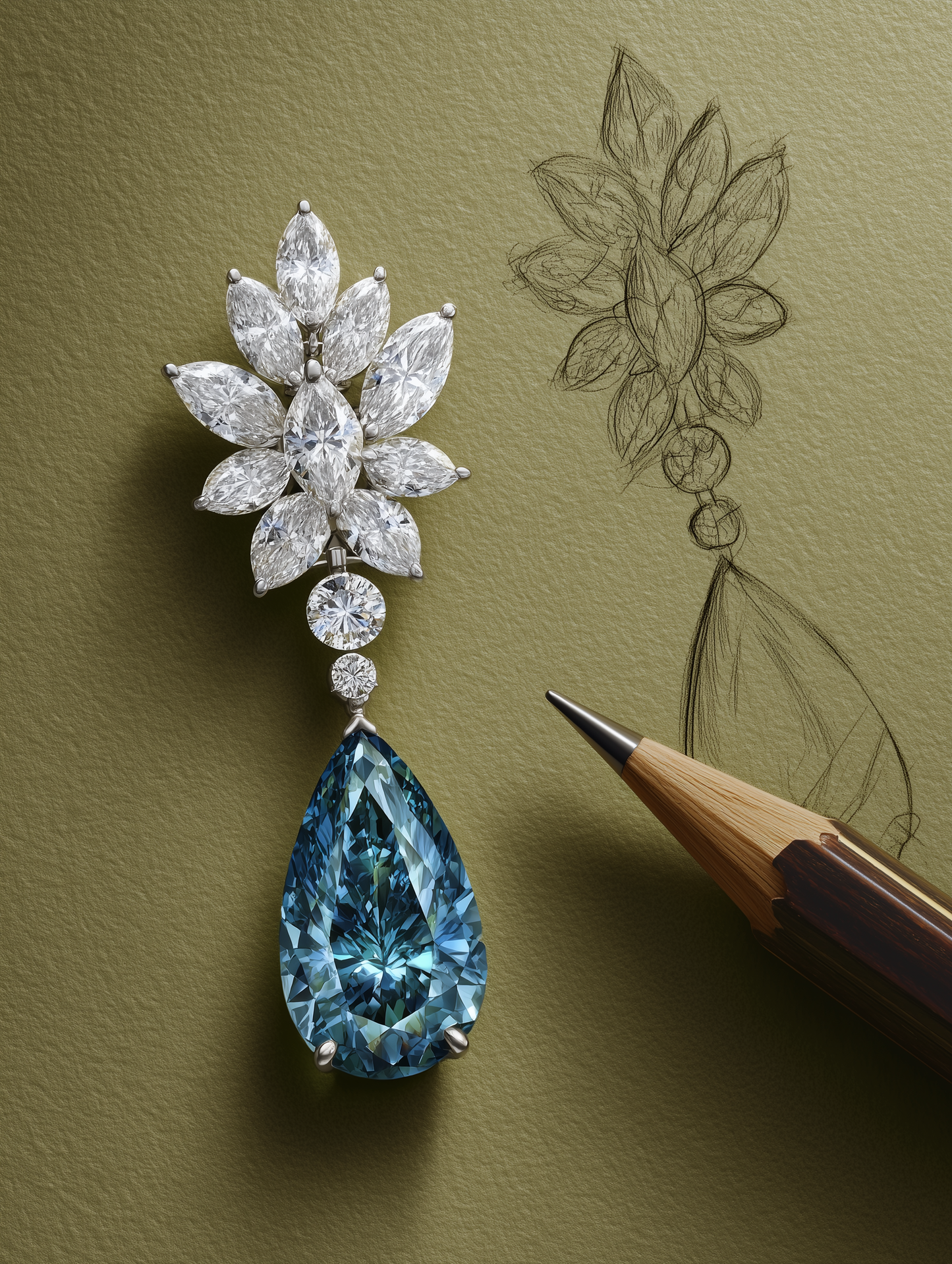 Dazzle Realm Lab Diamond Earrings