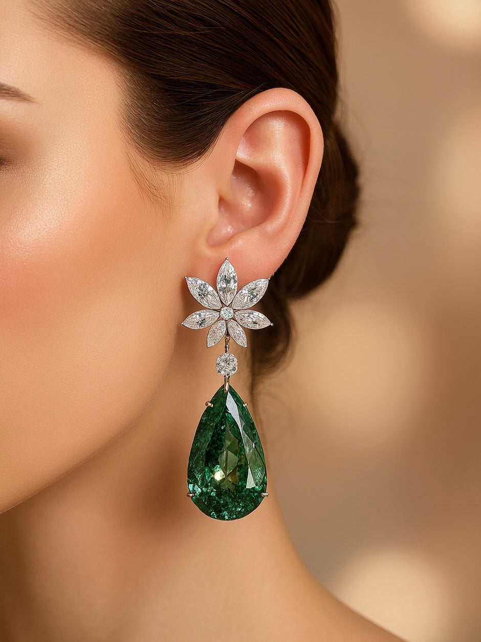 Brilliance Flame Lab Diamond Earrings