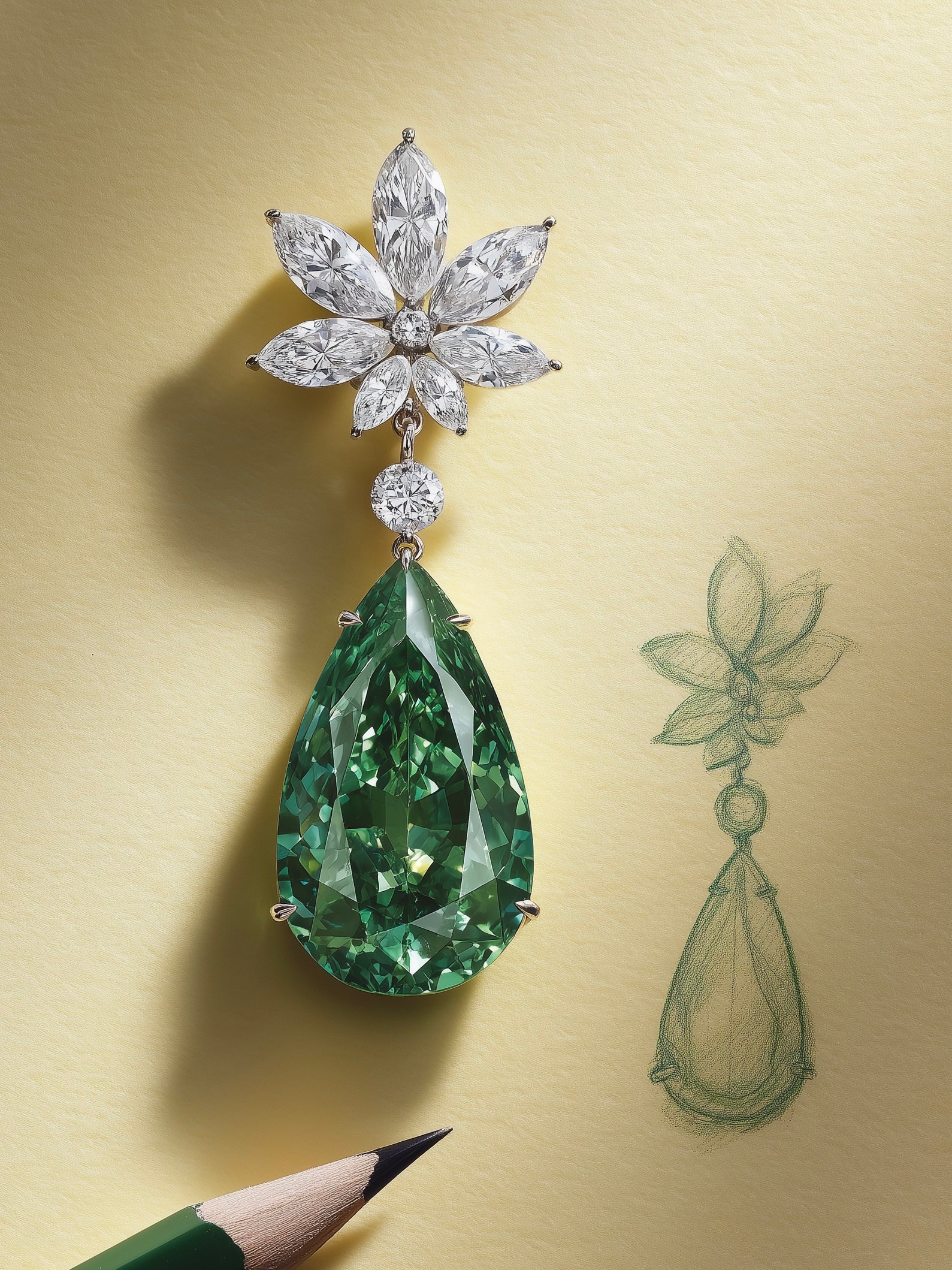 Brilliance Flame Lab Diamond Earrings