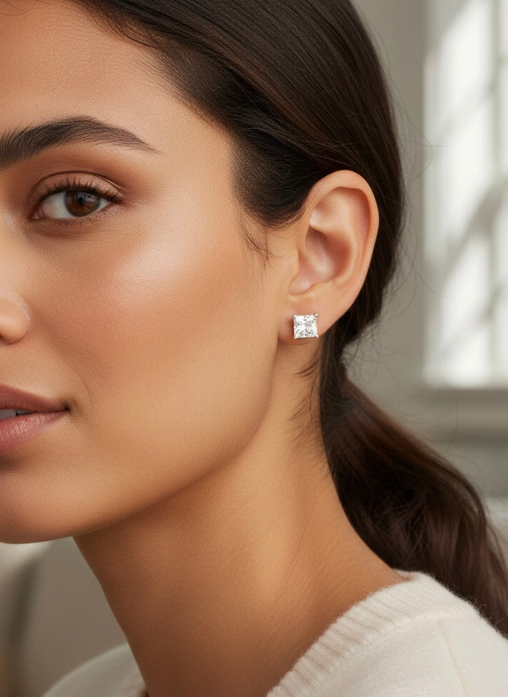 Lyrya Drop Lab Diamond Earring
