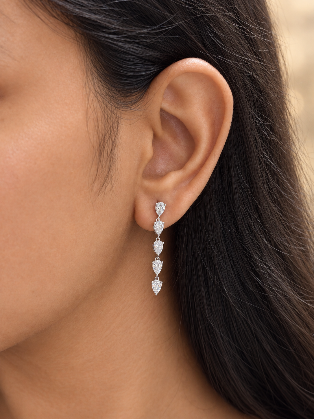 Zoraya Drolcal Lab Grown Diamond Earring