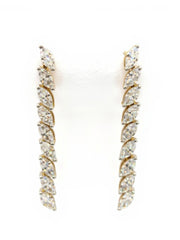 Sparkling Aurora Lab Diamond Earring