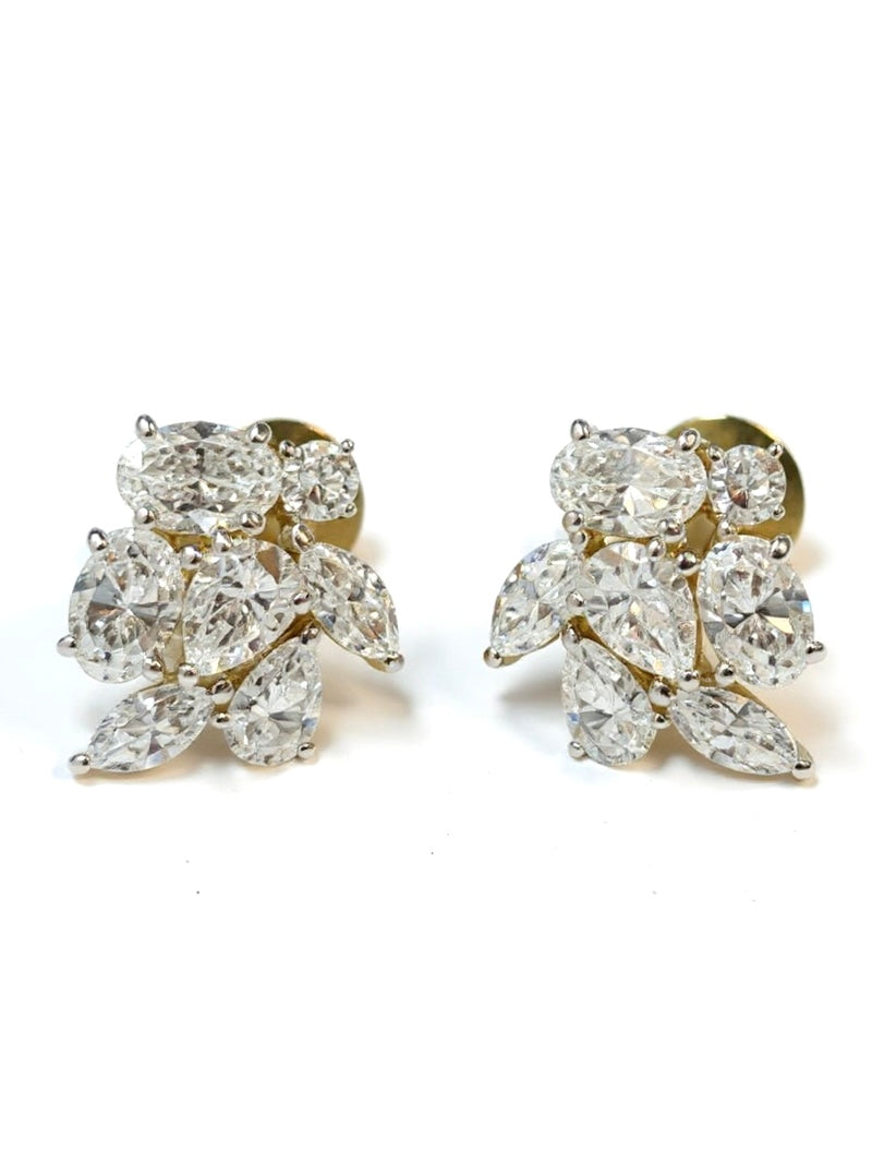 Serene Bloom Lab Diamond Earring - Fiona Diamonds - Fiona Diamonds