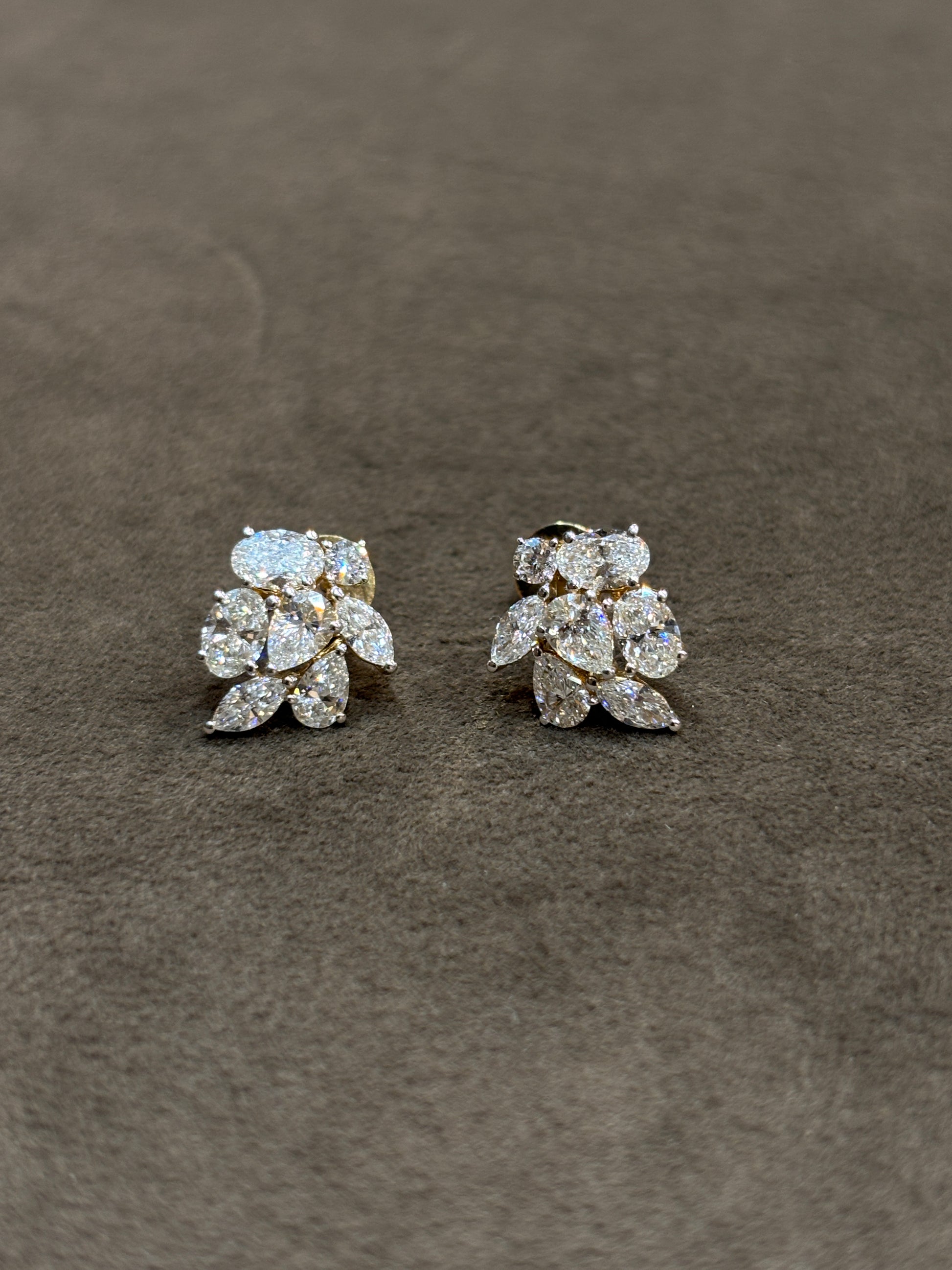 Serene Bloom Lab Diamond Earring - Fiona Diamonds - Fiona Diamonds