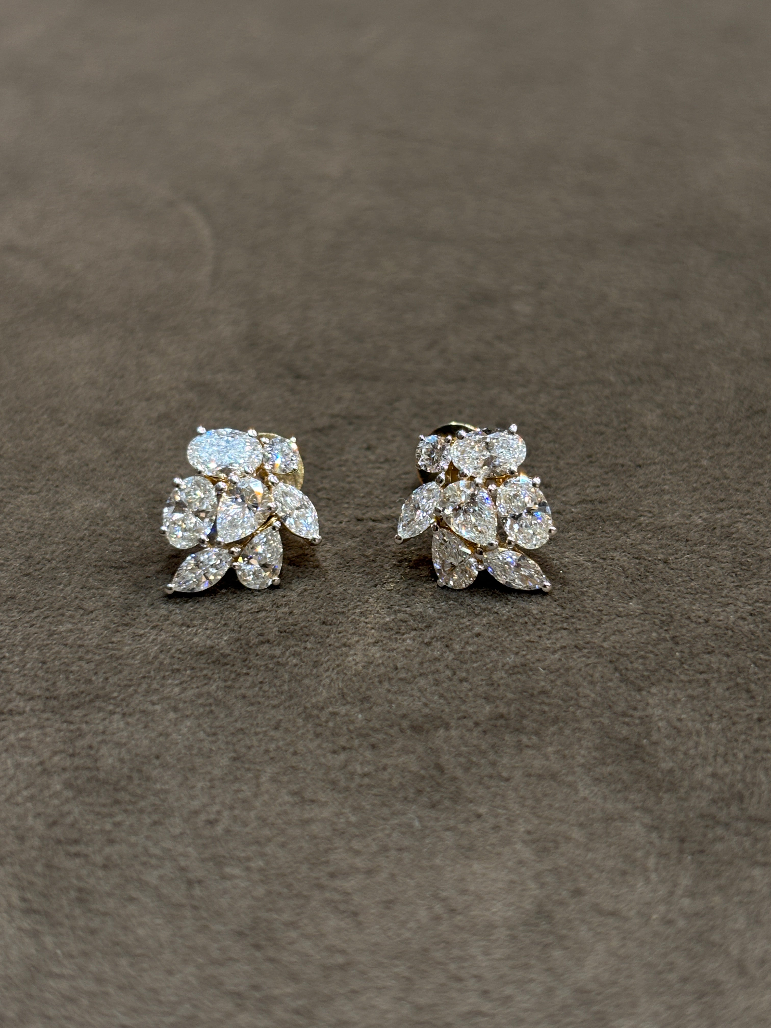 Serene Bloom Lab Diamond Earring - Fiona Diamonds - Fiona Diamonds