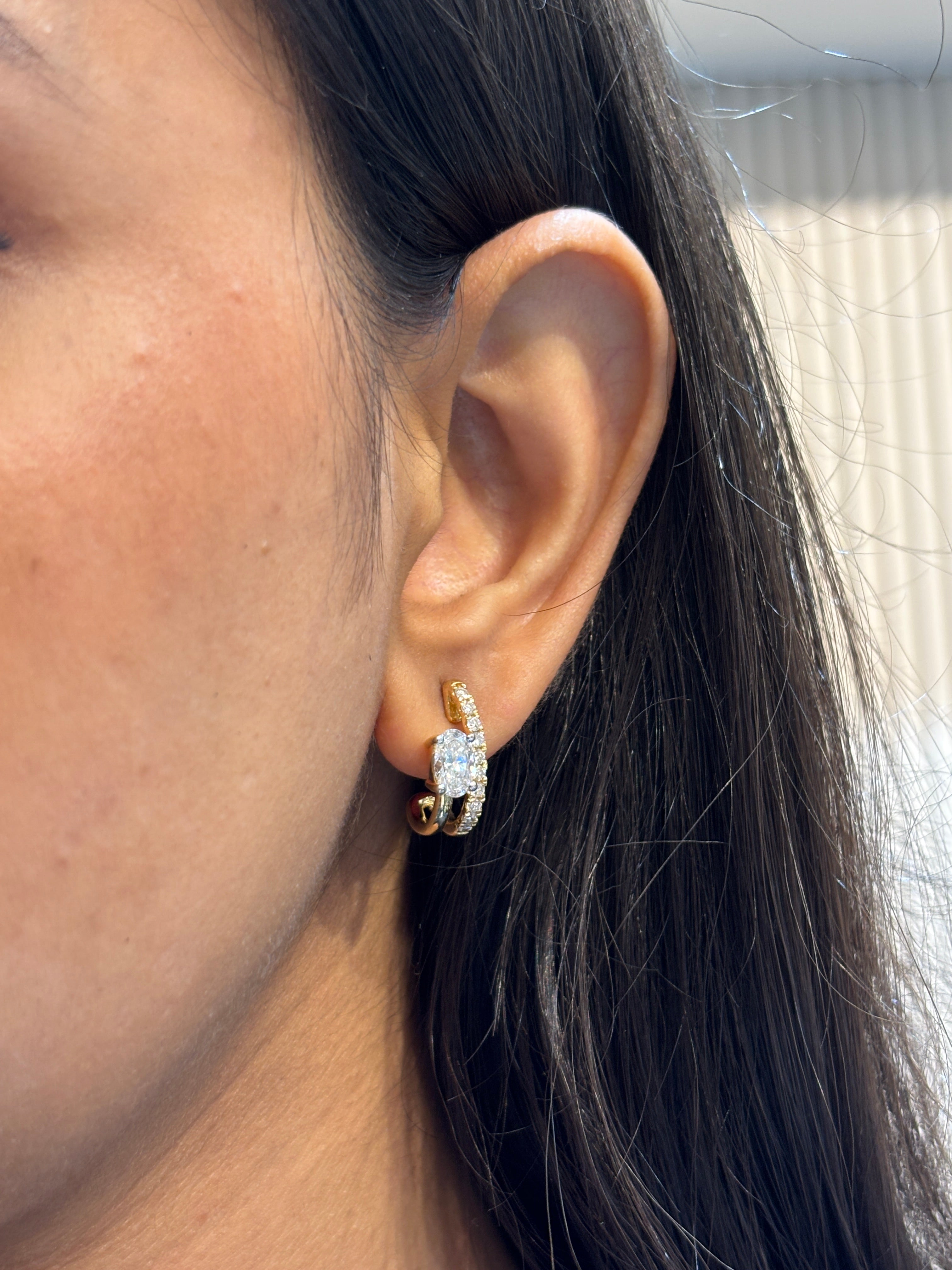 Infinite Radiance Lab Diamond Earring