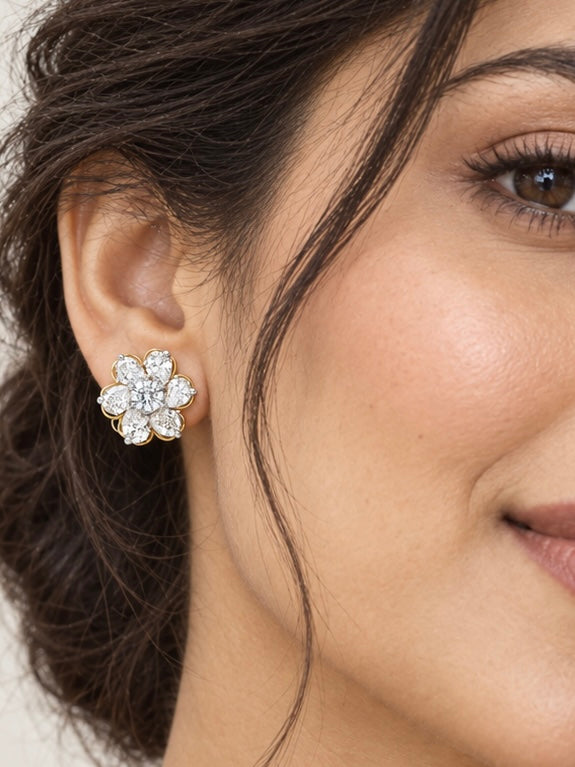 Zevrane Thyrix Lab Grown Diamond Earring