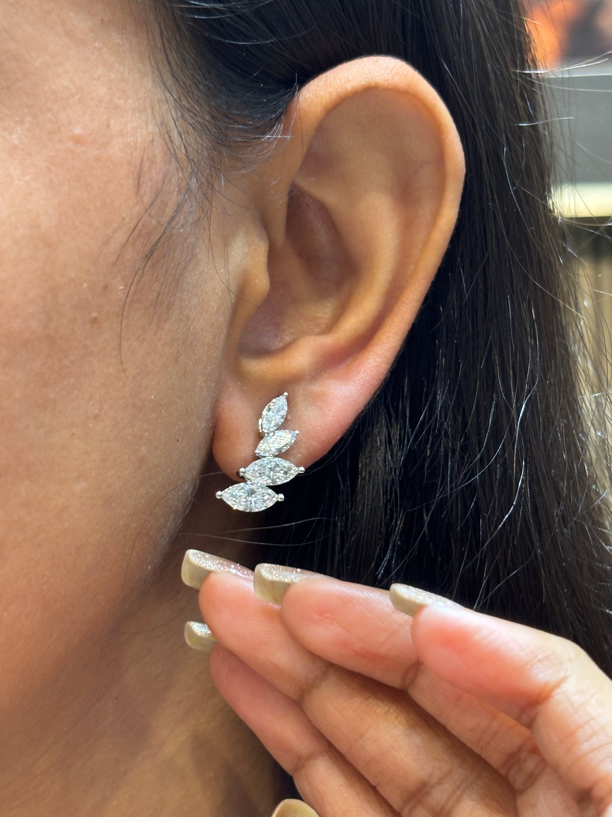 Radiant Vow Lab Diamond Earring - Fiona Diamonds - Fiona Diamonds