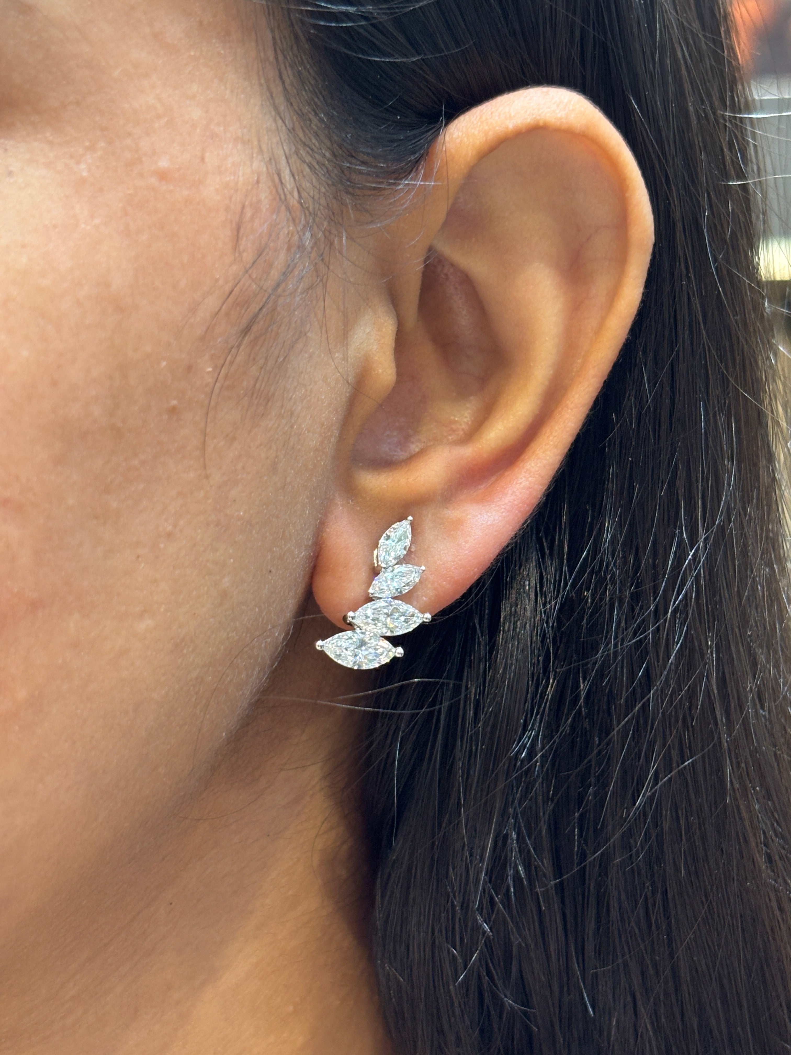 Radiant Vow Lab Diamond Earring - Fiona Diamonds - Fiona Diamonds