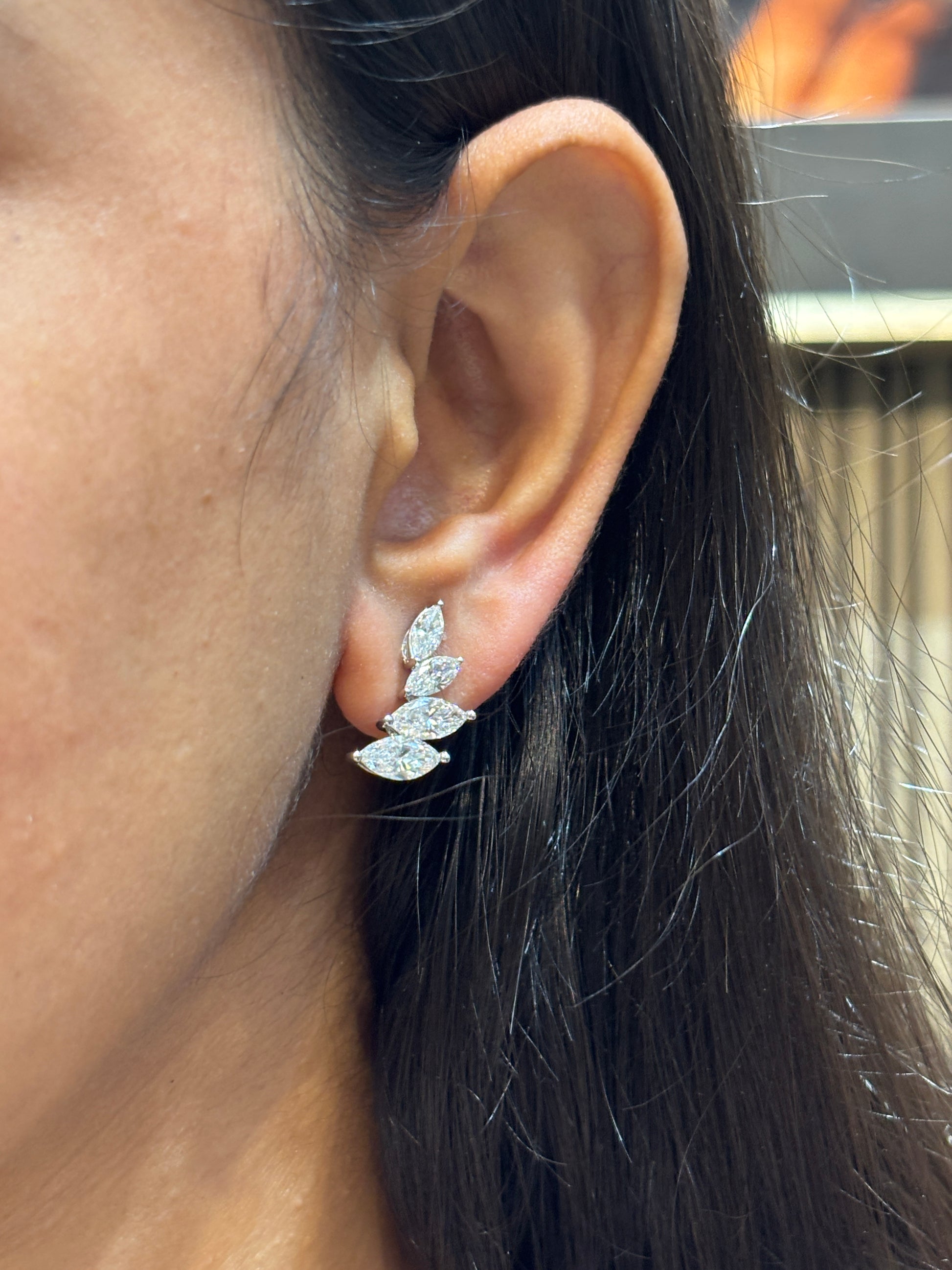 Radiant Vow Lab Diamond Earring - Fiona Diamonds - Fiona Diamonds
