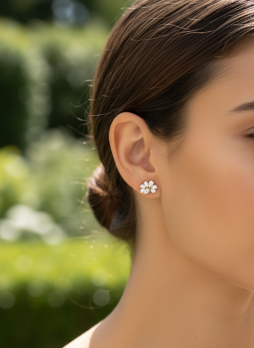 Azyra Drop Lab Diamond Earring