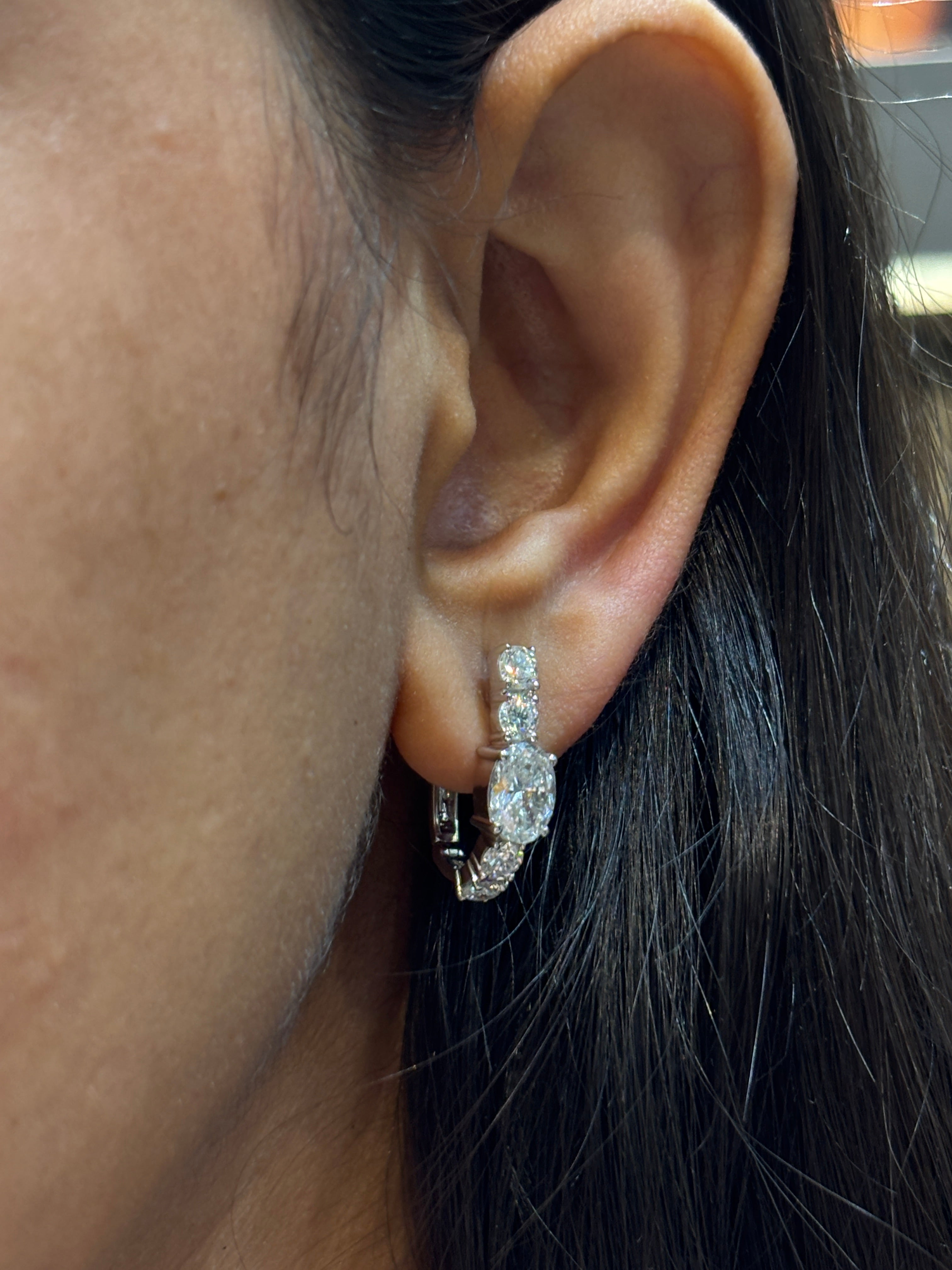 Hidden Grace Lab Diamond Earring - Fiona Diamonds - Fiona Diamonds