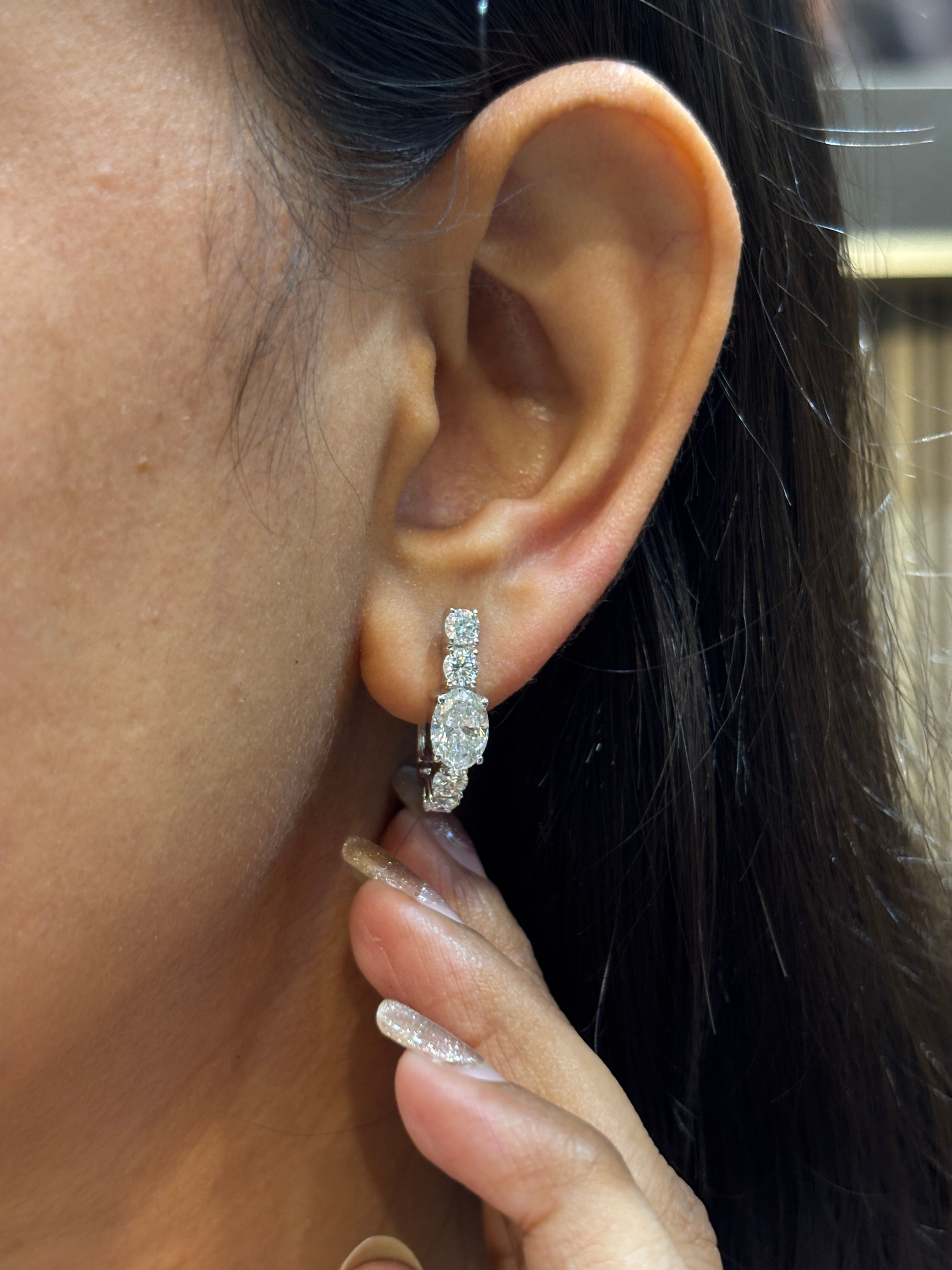 Hidden Grace Lab Diamond Earring - Fiona Diamonds - Fiona Diamonds