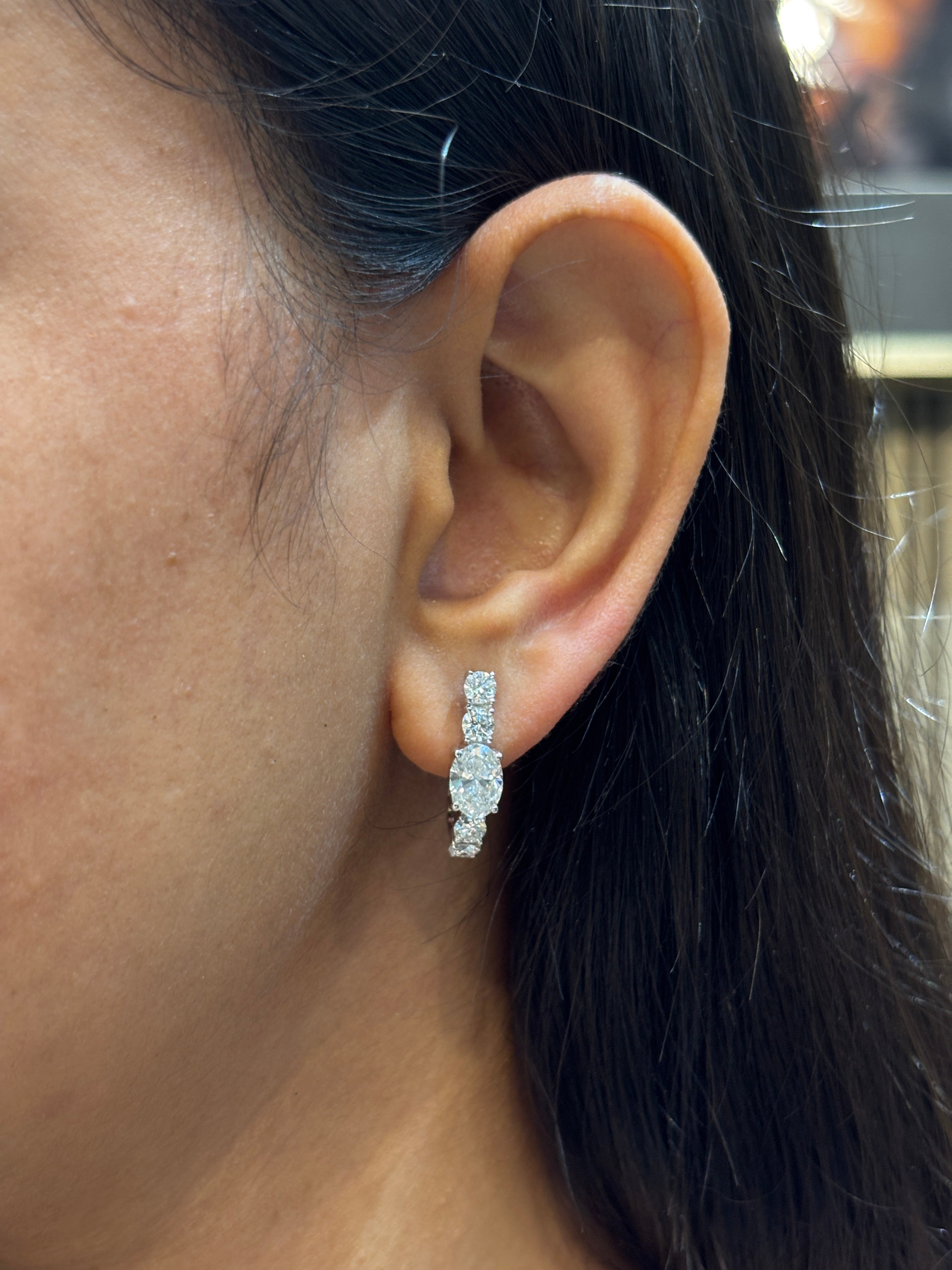 Hidden Grace Lab Diamond Earring - Fiona Diamonds - Fiona Diamonds