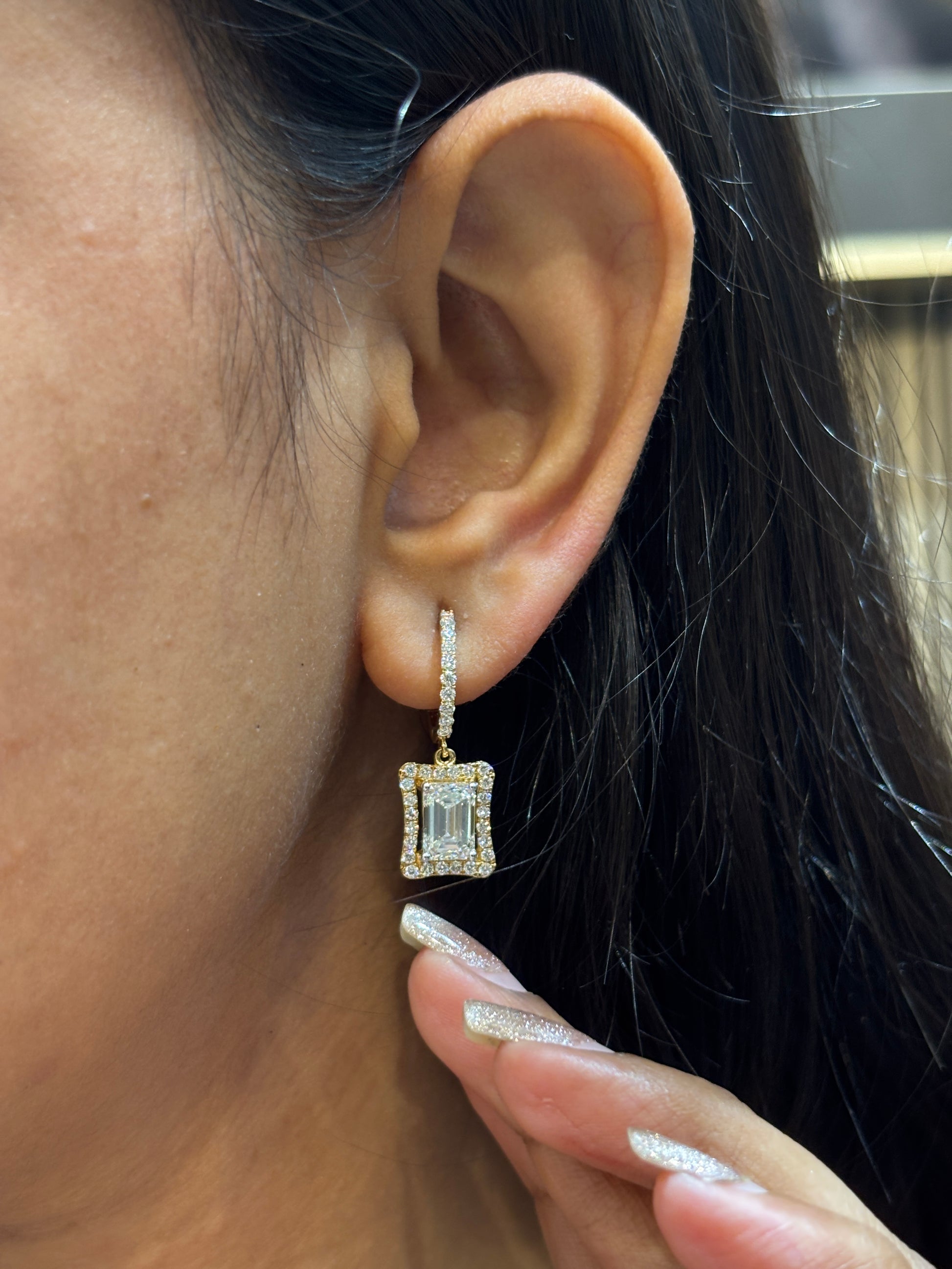 Infinite Bloom Lab Diamond Earring - Fiona Diamonds - Fiona Diamonds