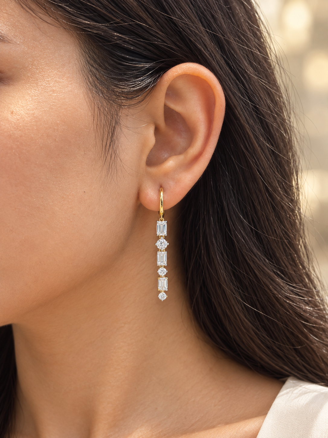 Thyvel Elvorn Lab Grown Diamond Earring