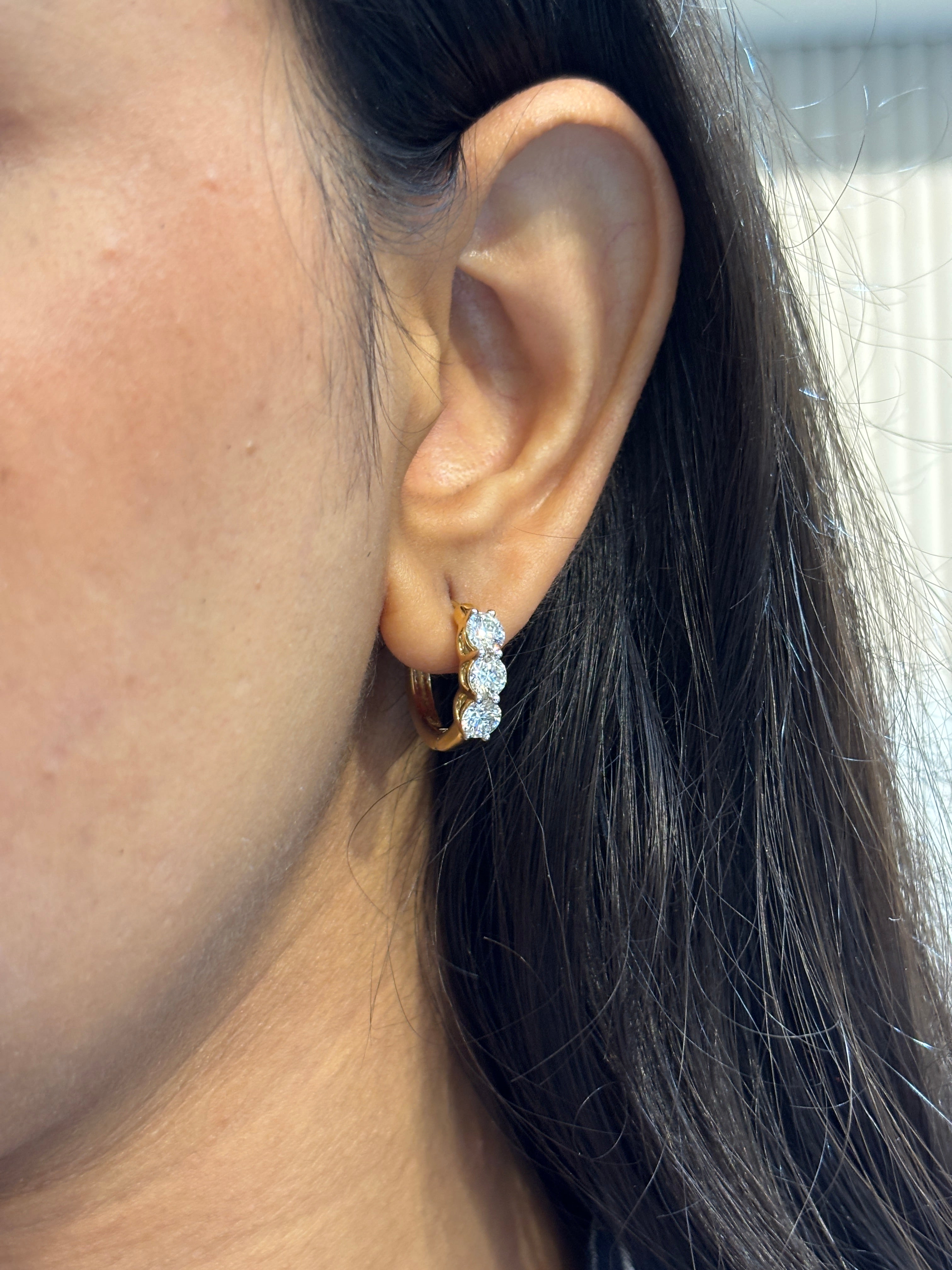 Enchanted Crest Lab Diamond Earring