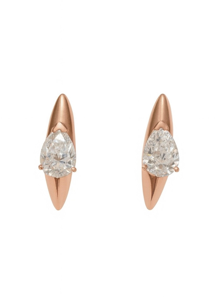 Dazzle Crest Lab Diamond Earring
