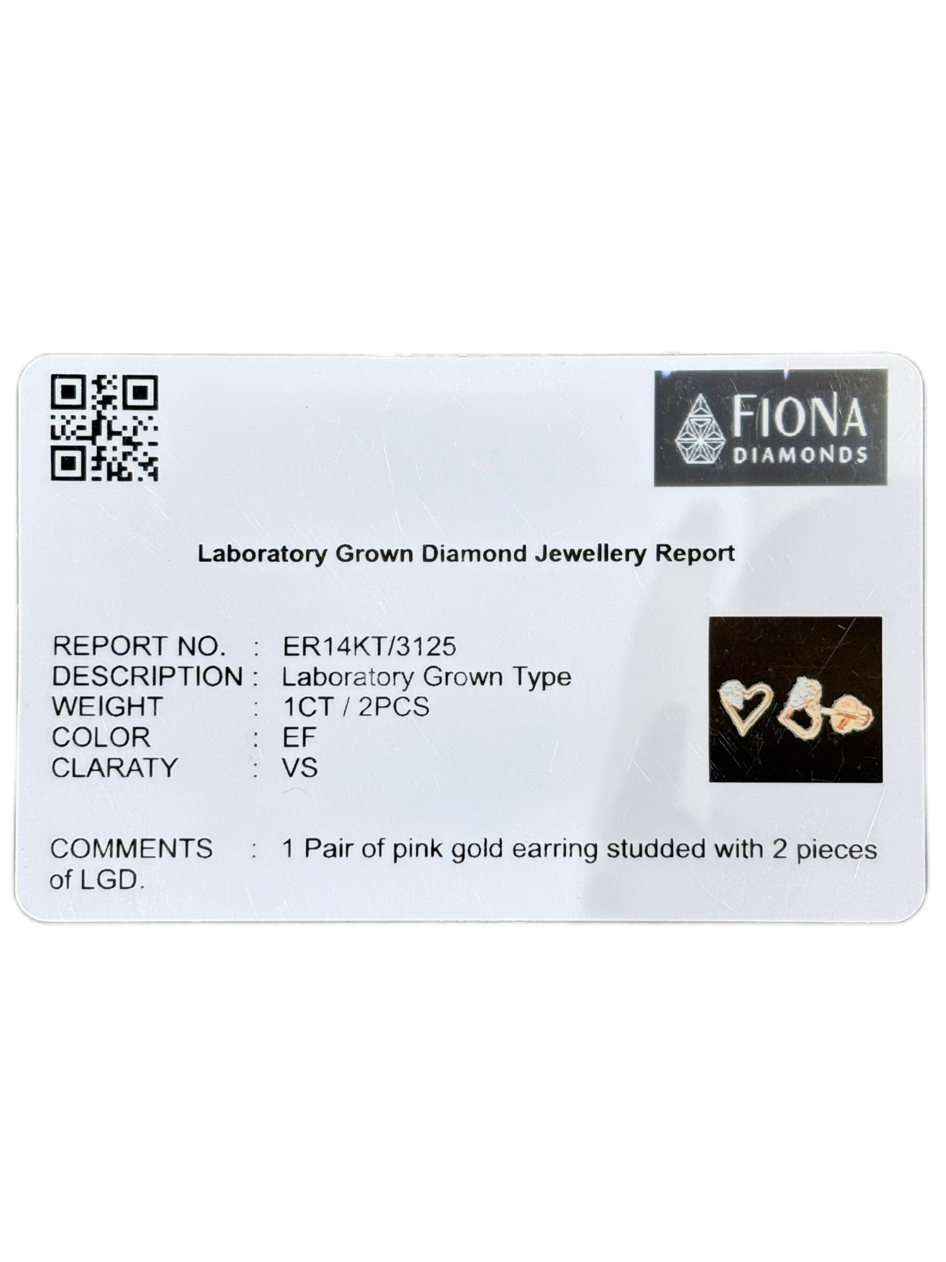Hera Arc Lab Diamond Earring