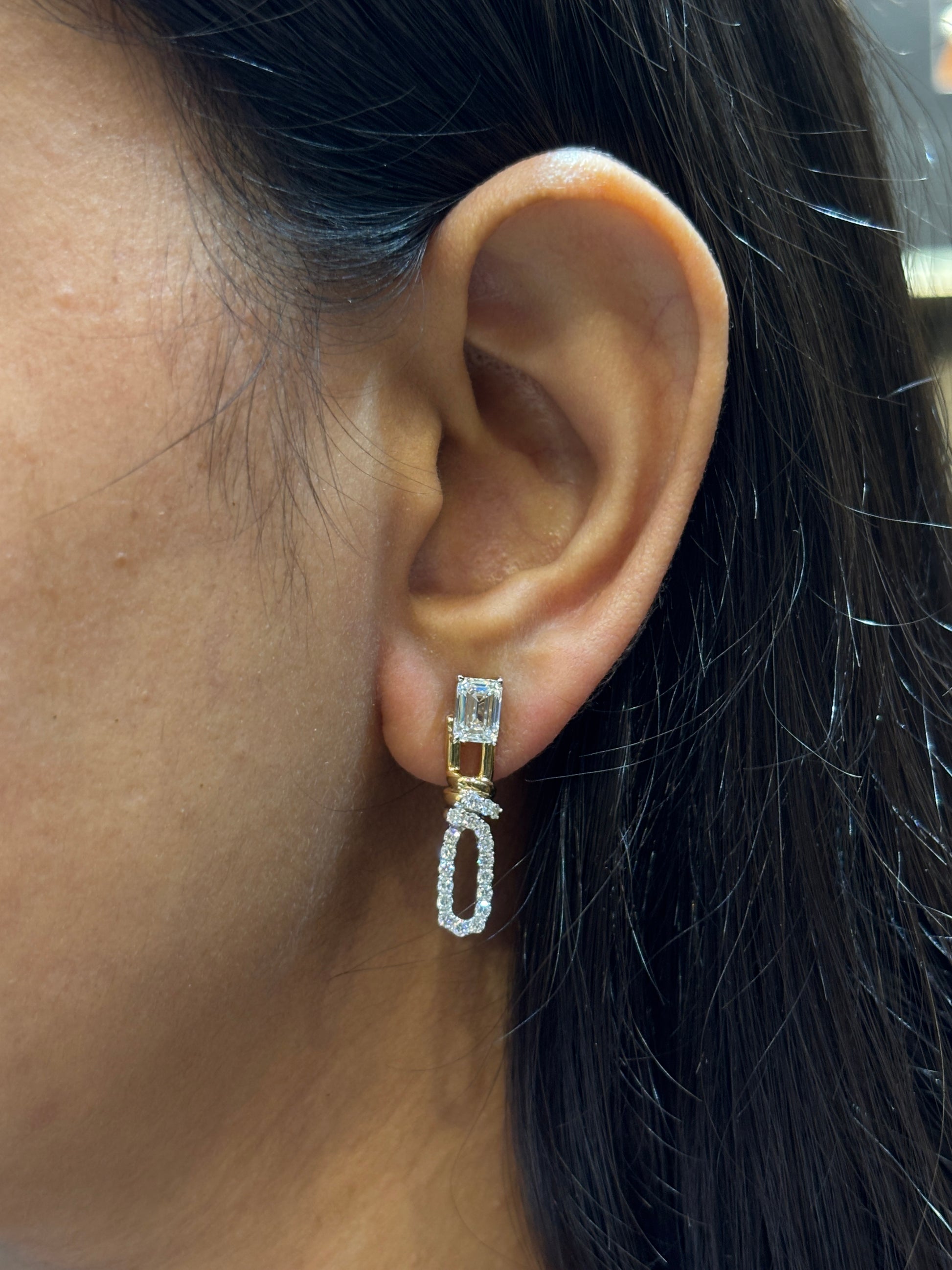 Secret Promise Lab Diamond Earring - Fiona Diamonds - Fiona Diamonds