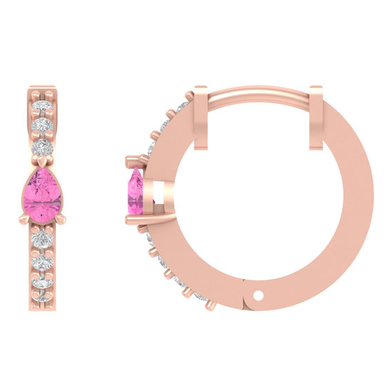 Load image into Gallery viewer, Twyst modern lab diamond earrings design
