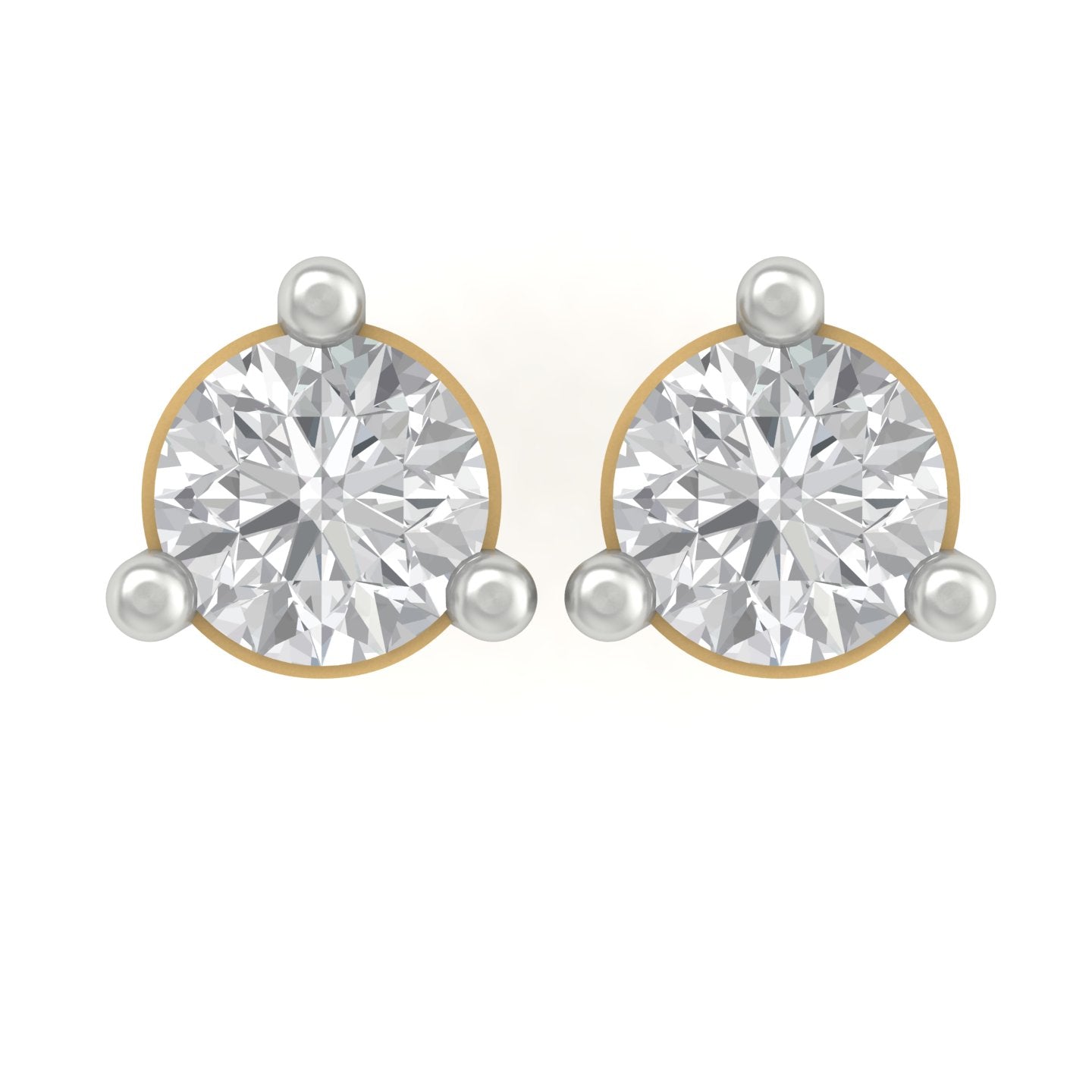 Inzio trendy lab diamond earrings design
