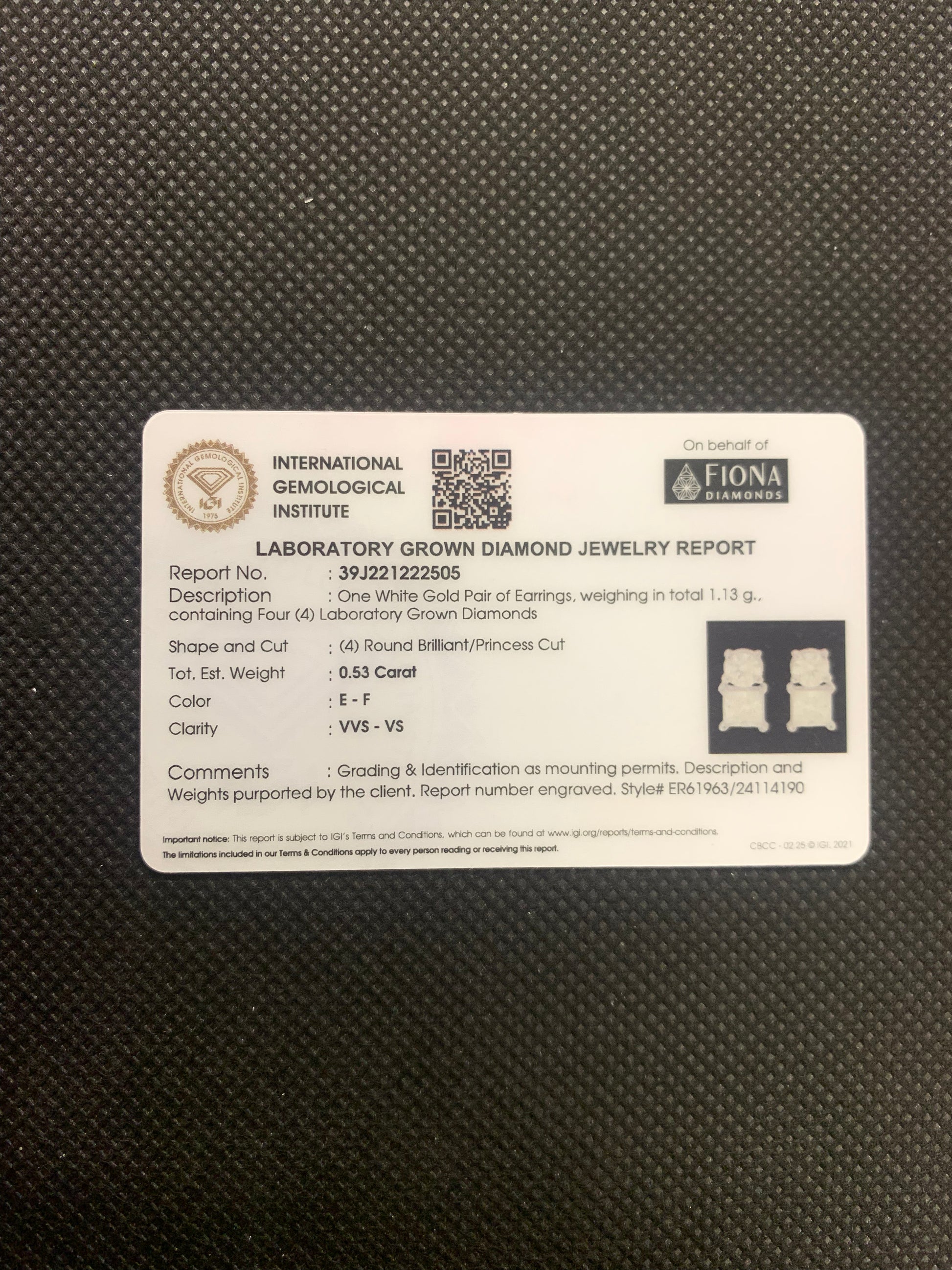 Raya Link Lab Diamond Earring