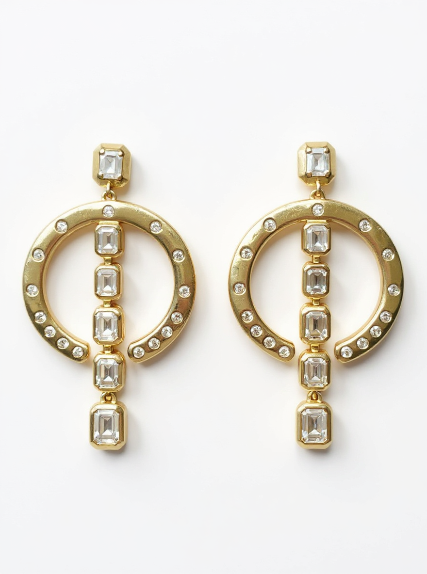 Starlight Gold Lab Diamond Earring