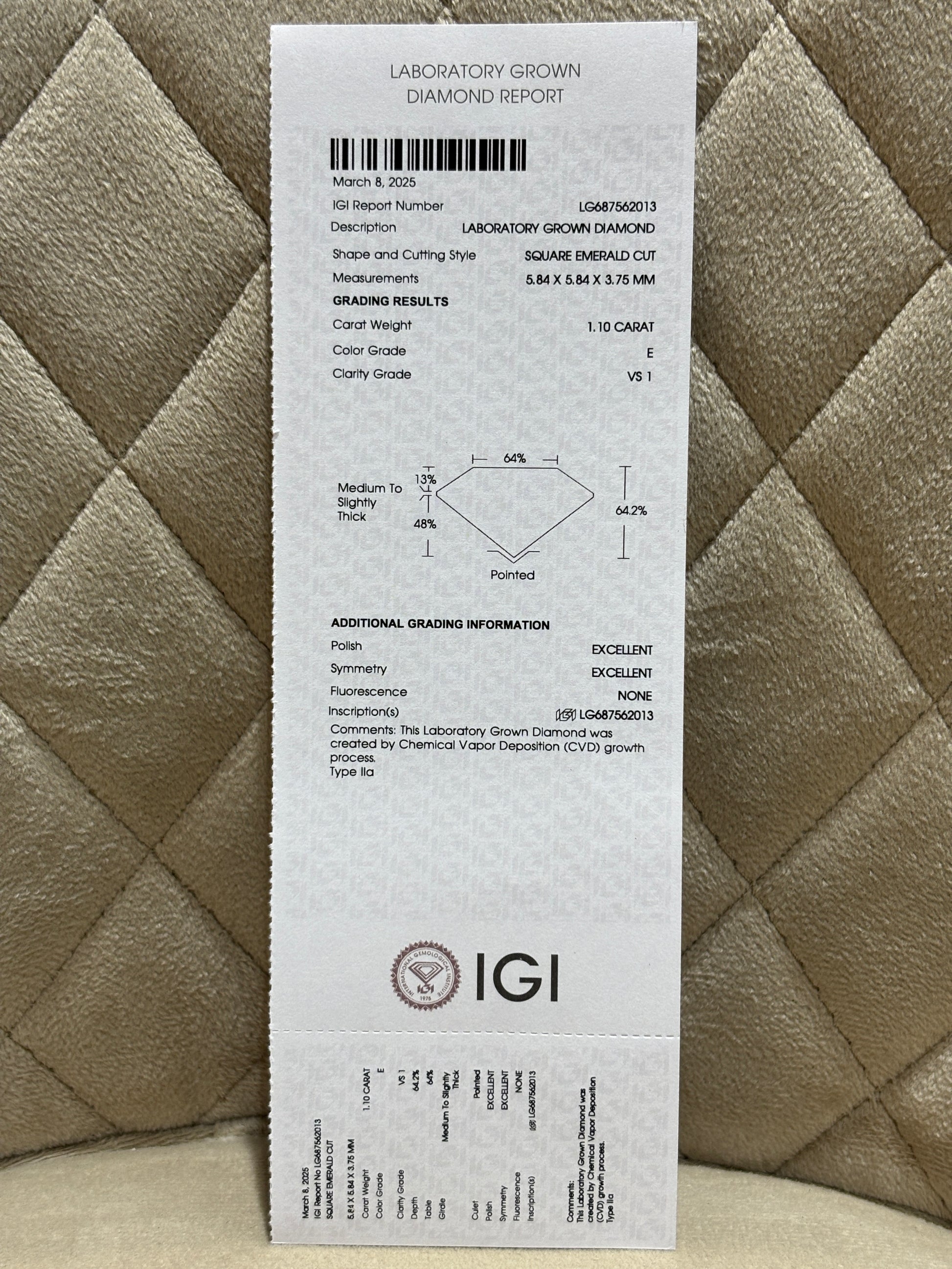 Dhriti Lab Diamond Earring