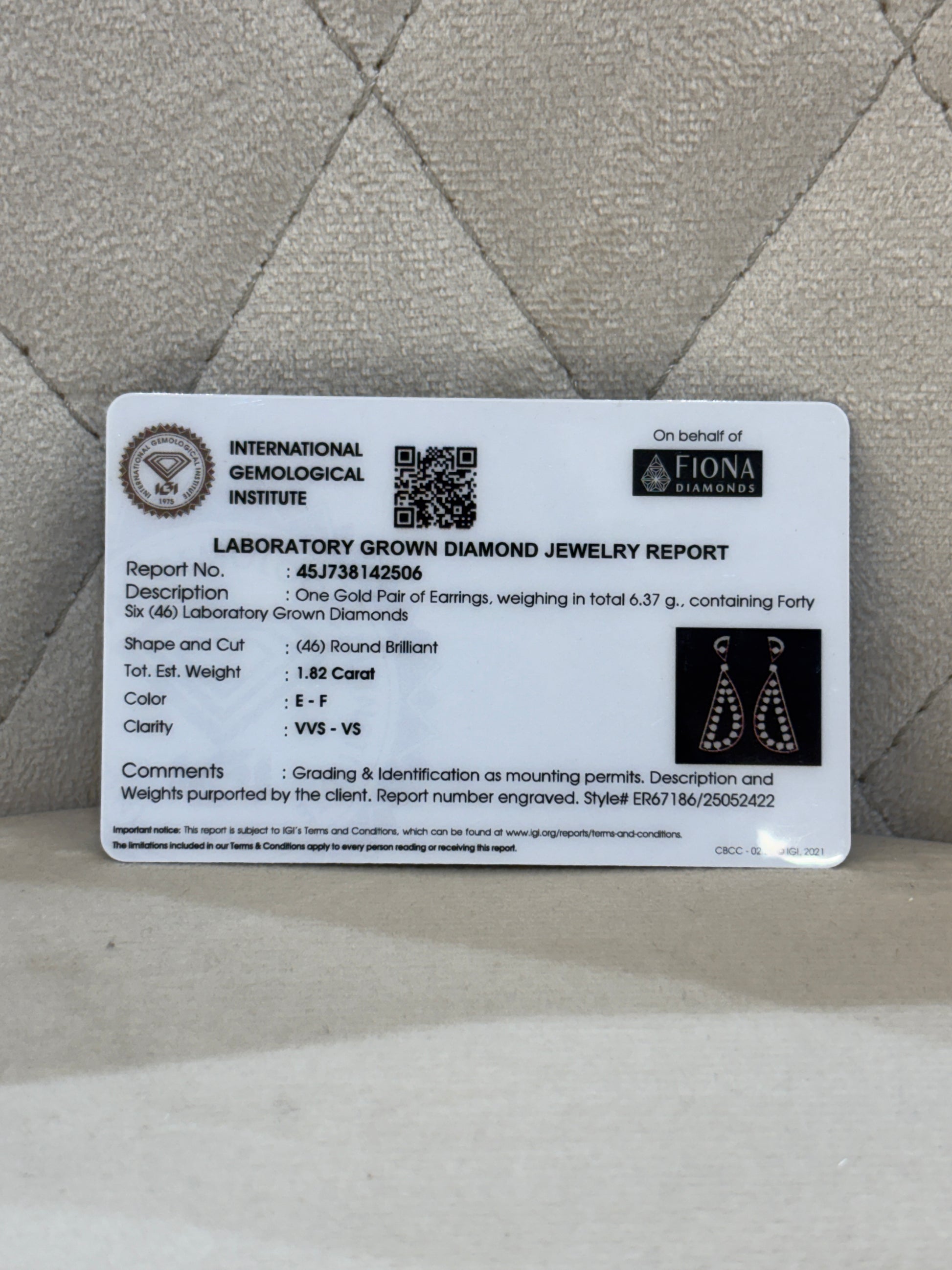 Blush Reverie Lab Diamond Earring - Fiona Diamonds - Fiona Diamonds