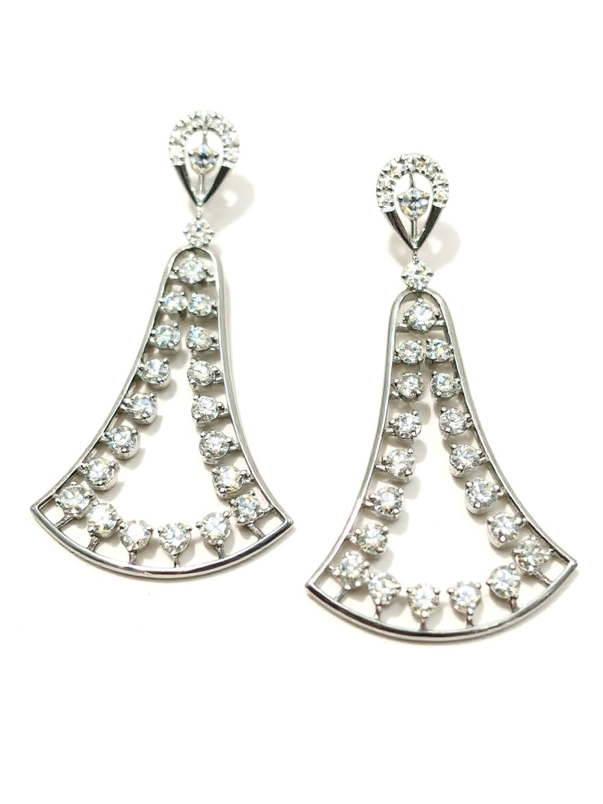 Ivory Echo Lab Diamond Earring - Fiona Diamonds - Fiona Diamonds