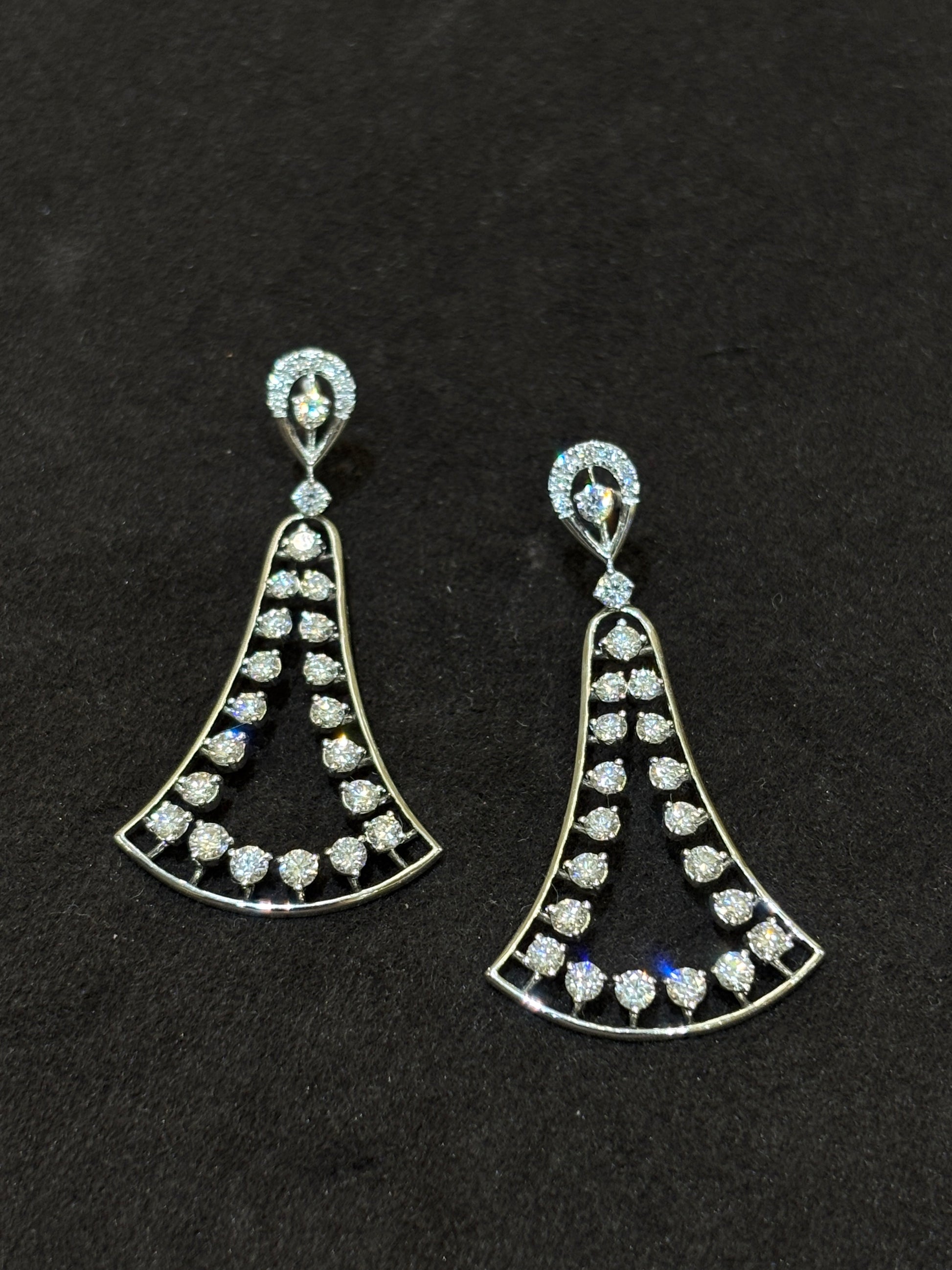 Ivory Echo Lab Diamond Earring - Fiona Diamonds - Fiona Diamonds
