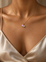 Norielle Elephant Lab Diamond Silver Pendant | Fiona Diamonds