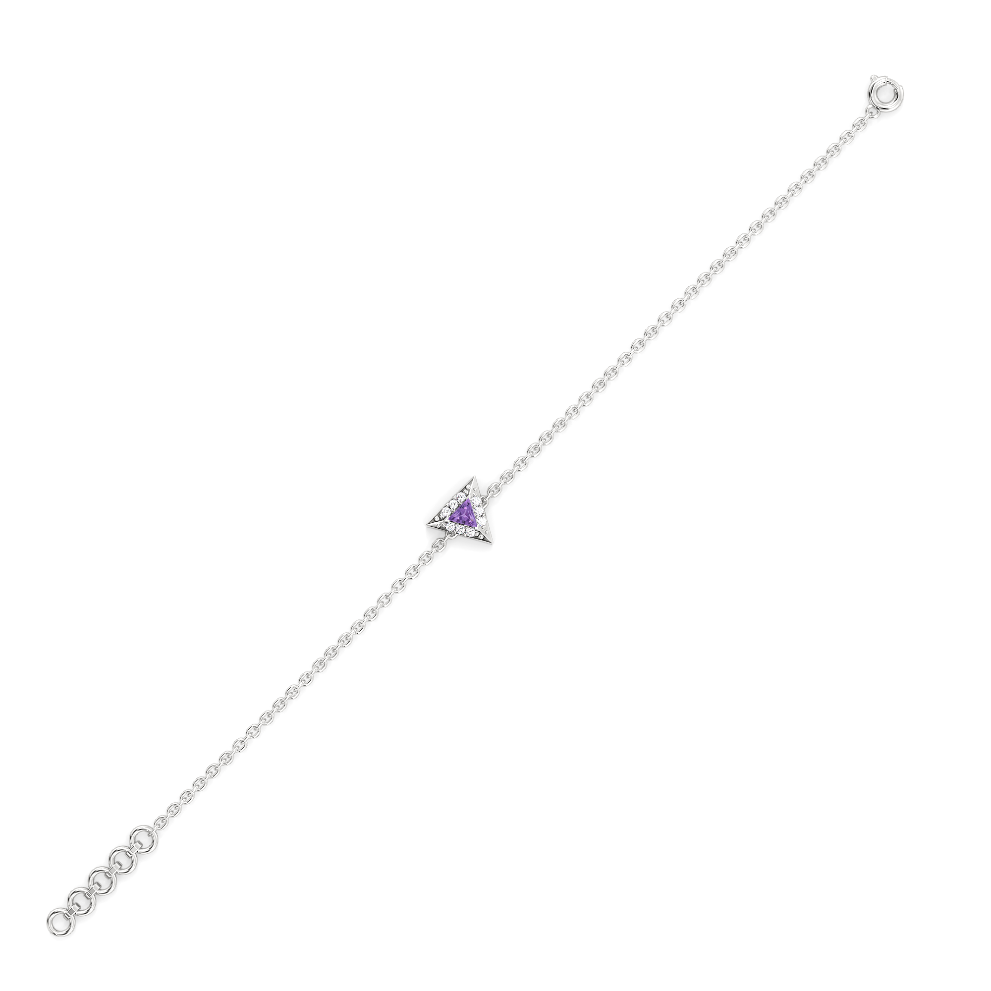 0.08ct Lab Grown Diamond Bracelets in 18kt Gold Vermeil