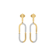 0.41ct Lab Grown Diamond Earrings in 18kt Gold Vermeil
