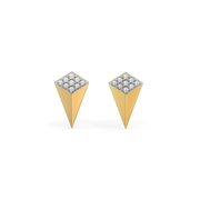 0.17ct Lab Grown Diamond Earrings in 18kt Gold Vermeil