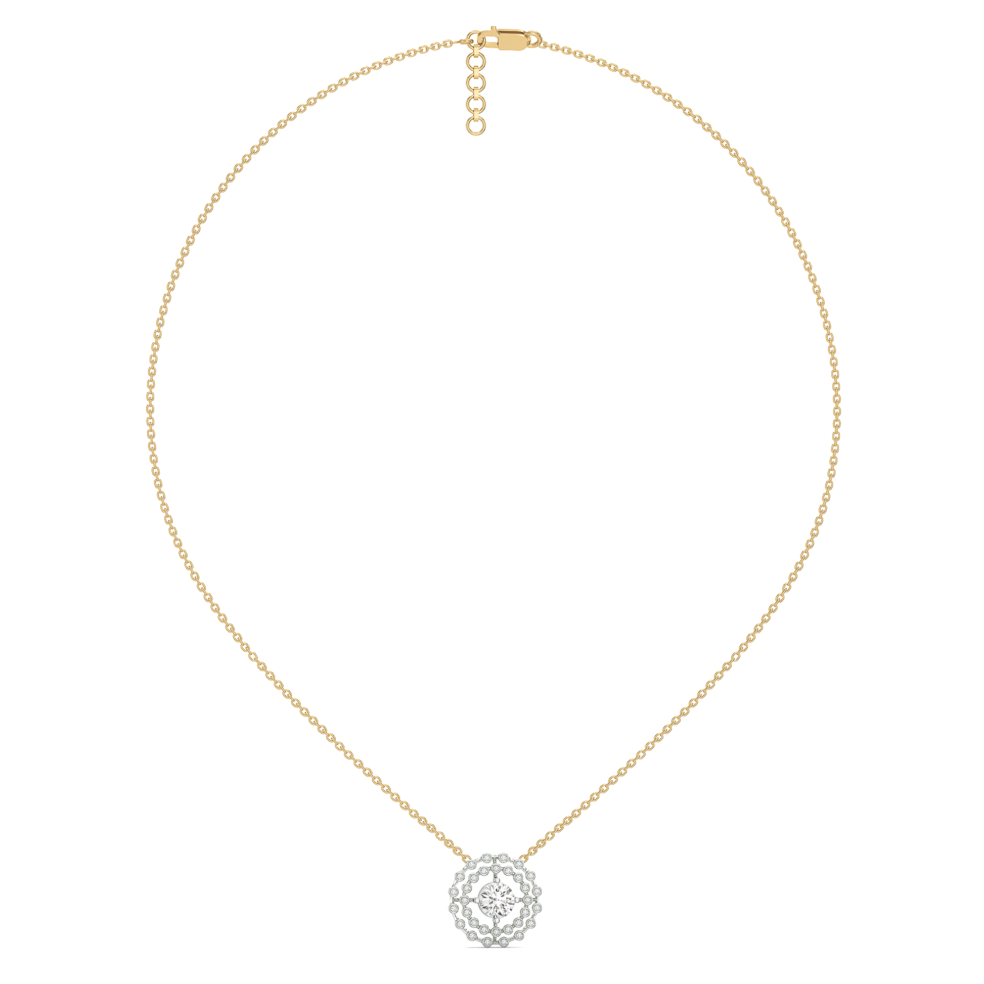 1.42ct Lab Grown Diamond Necklaces in 18kt Gold Vermeil