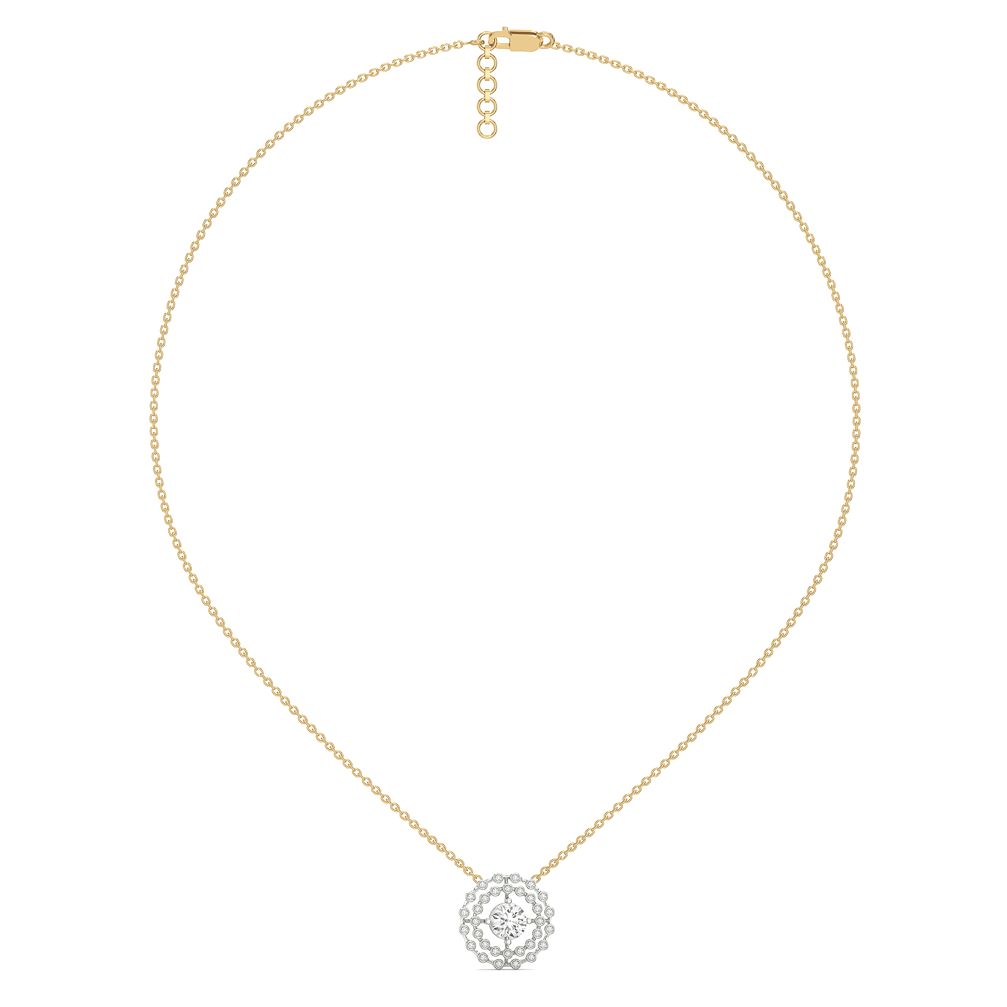 1.42ct Lab Grown Diamond Necklaces in 18kt Gold Vermeil
