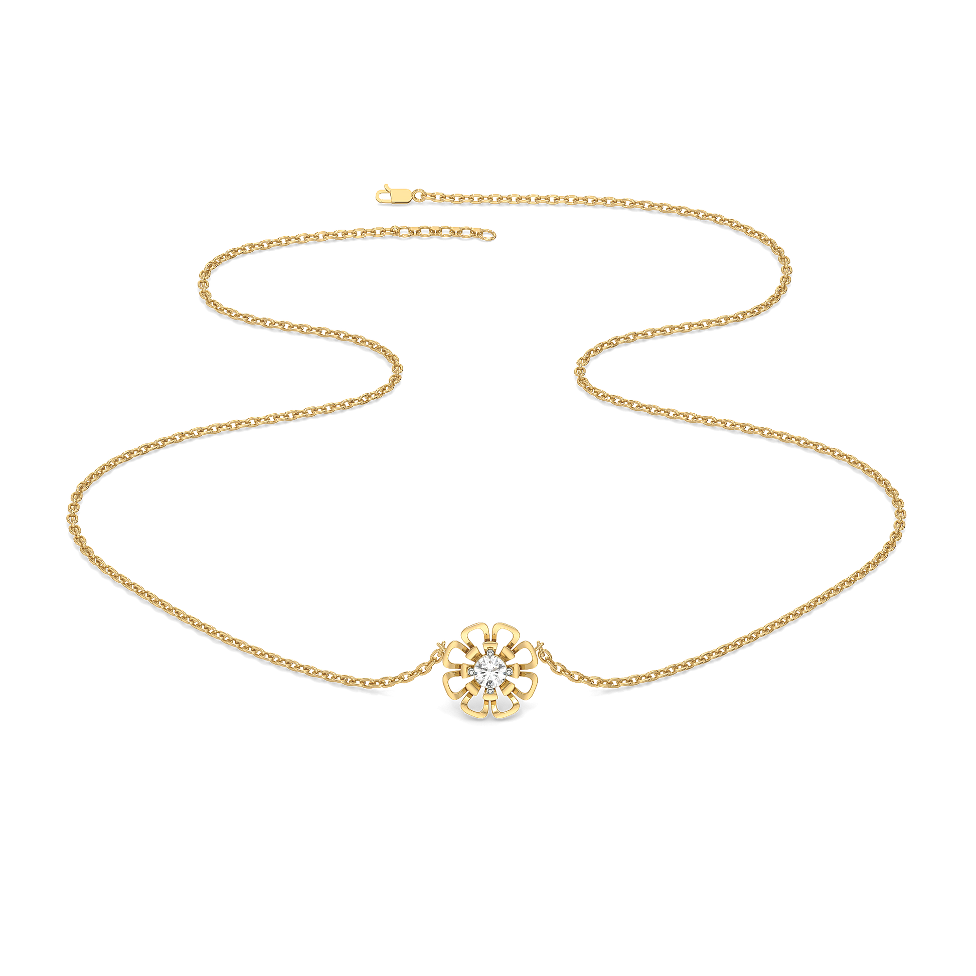 0.29ct Lab Grown Diamond Necklaces in 18kt Gold Vermeil