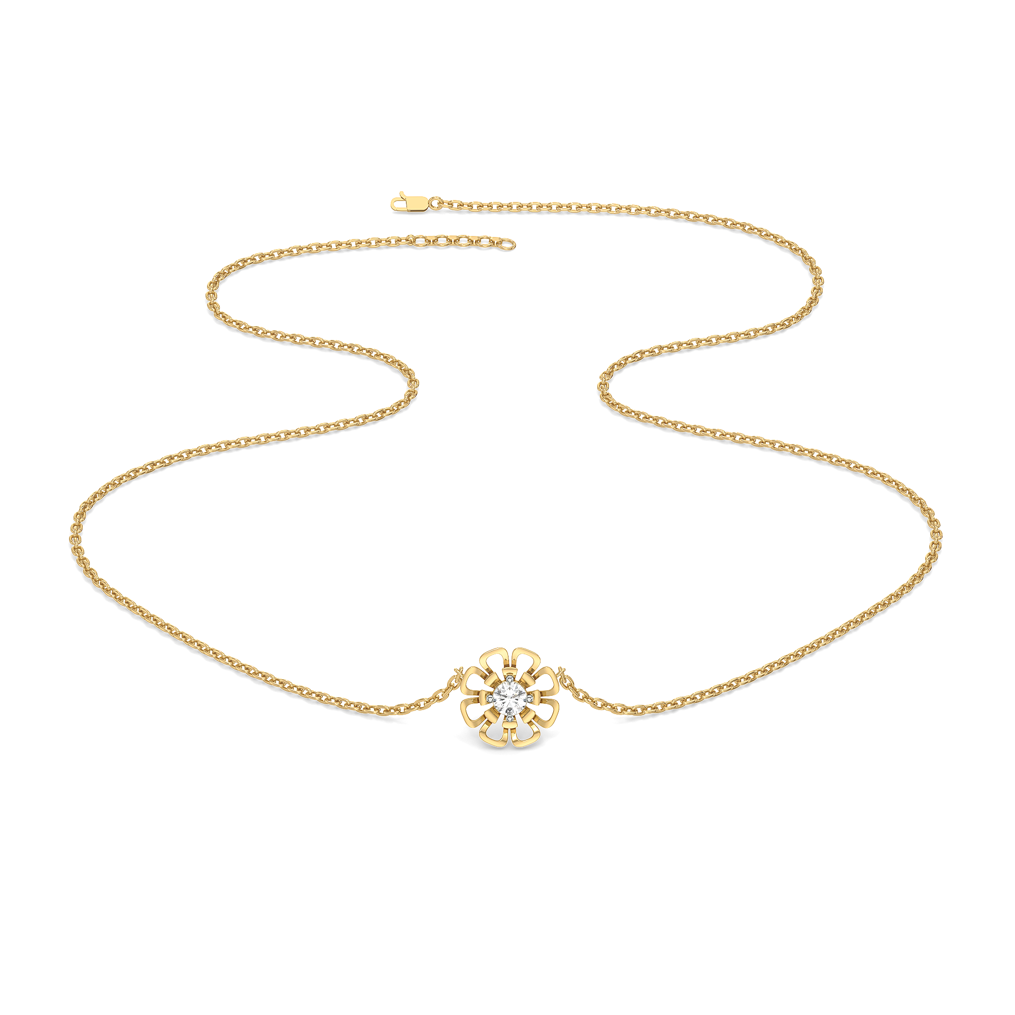 0.29ct Lab Grown Diamond Necklaces in 18kt Gold Vermeil